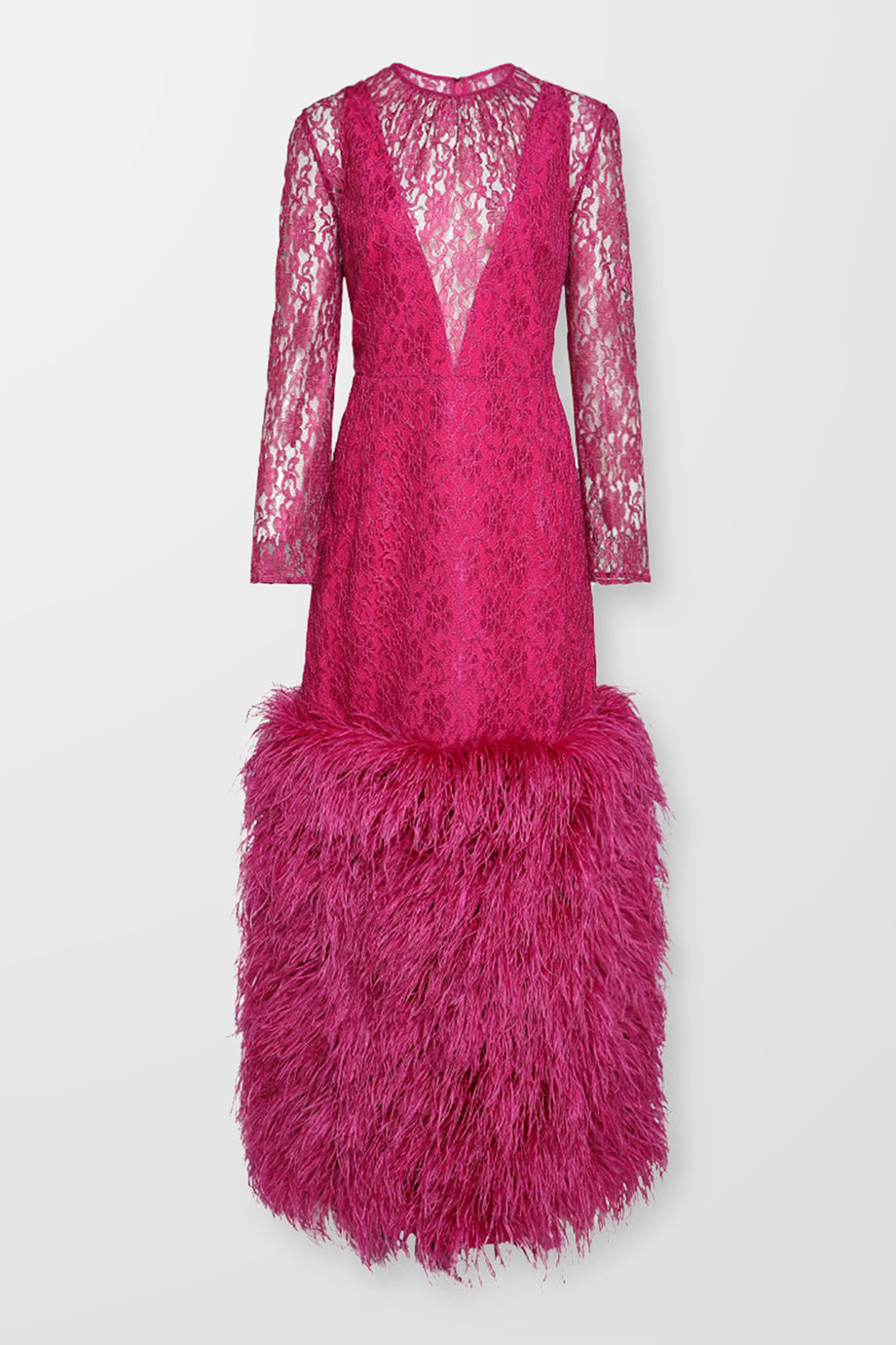 Najwa Feather Gown