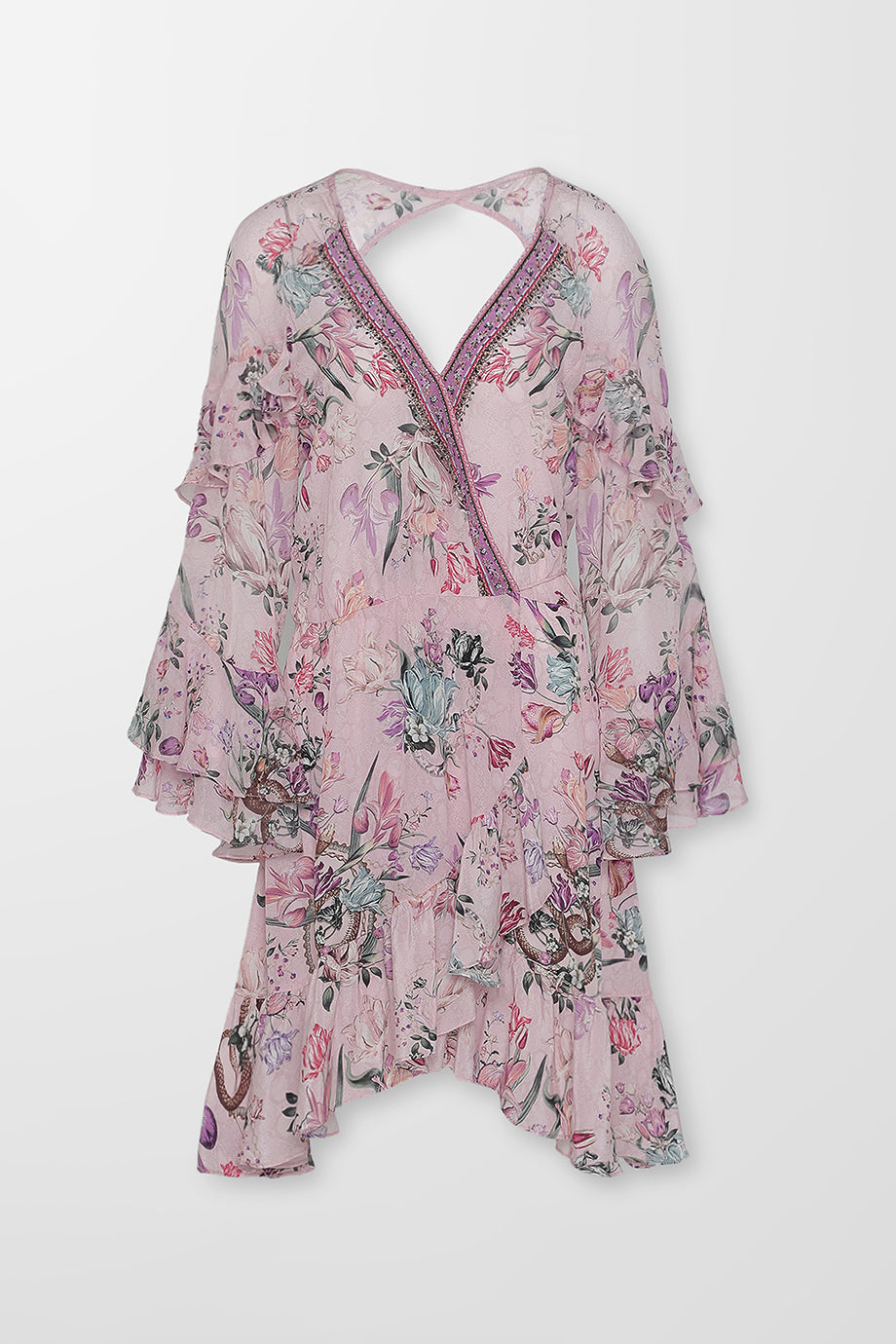 Ruffled Mini Dress