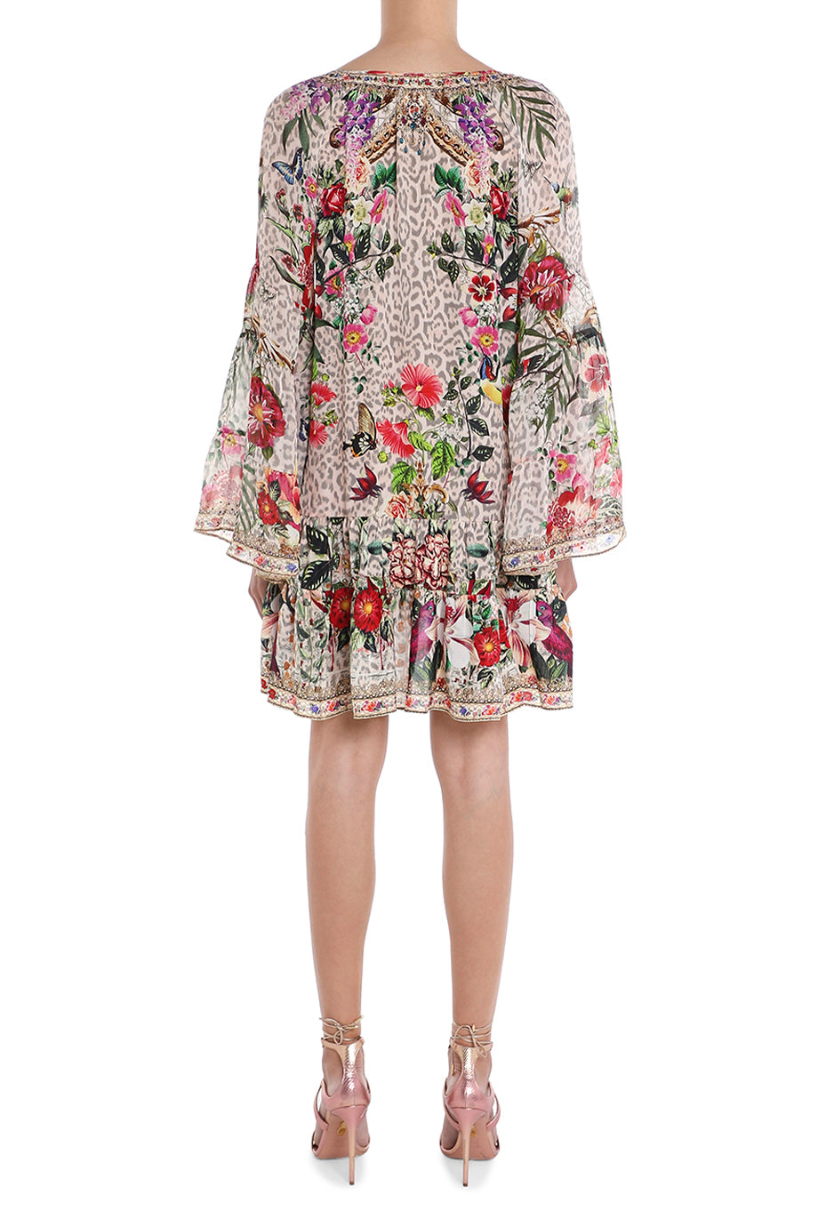 Gathered Panel Dress