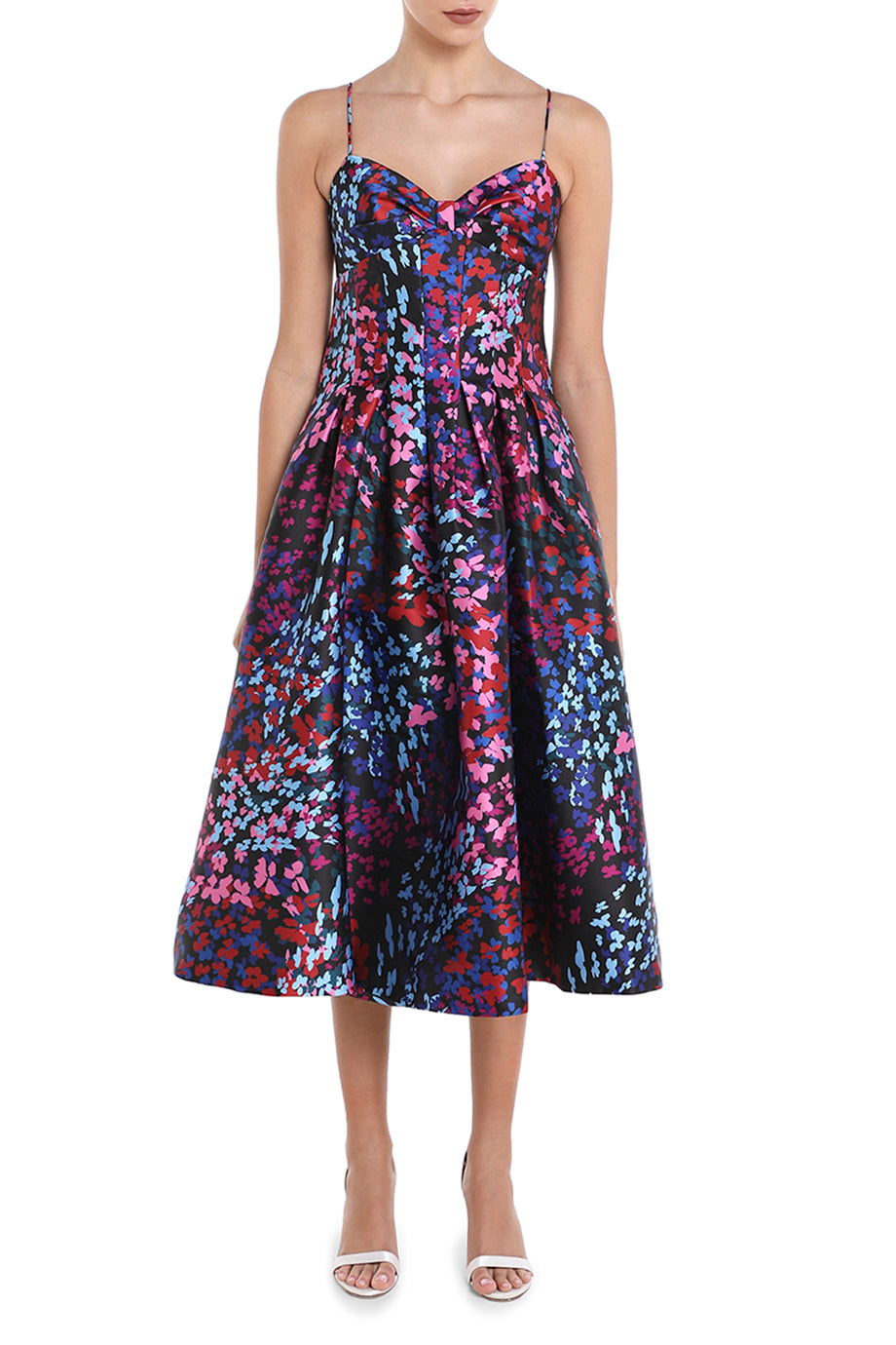 Sleeveless Mikado Midi Dress