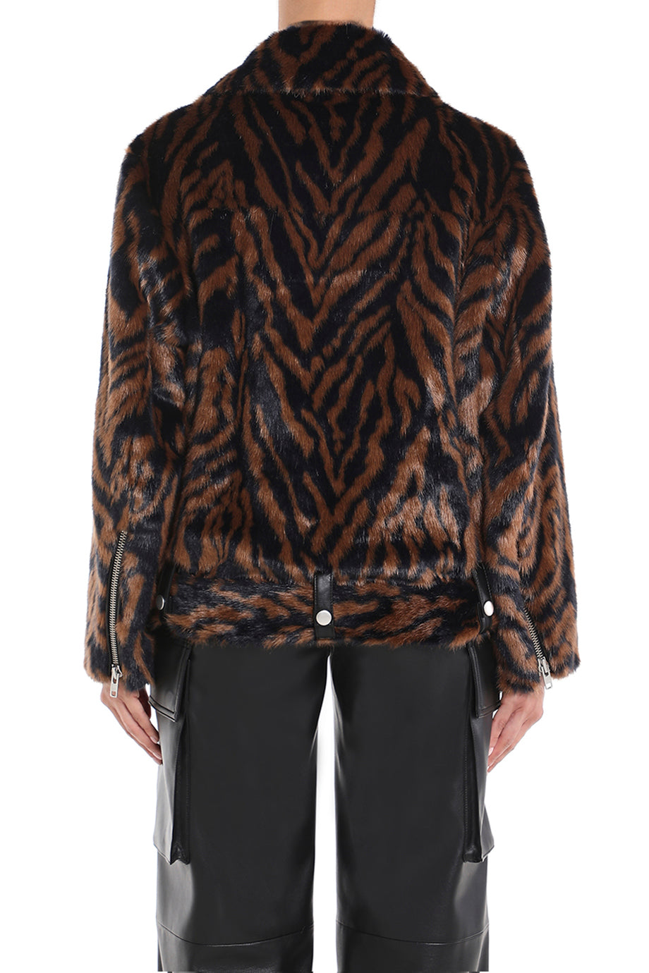 Leana Faux Fur Biker