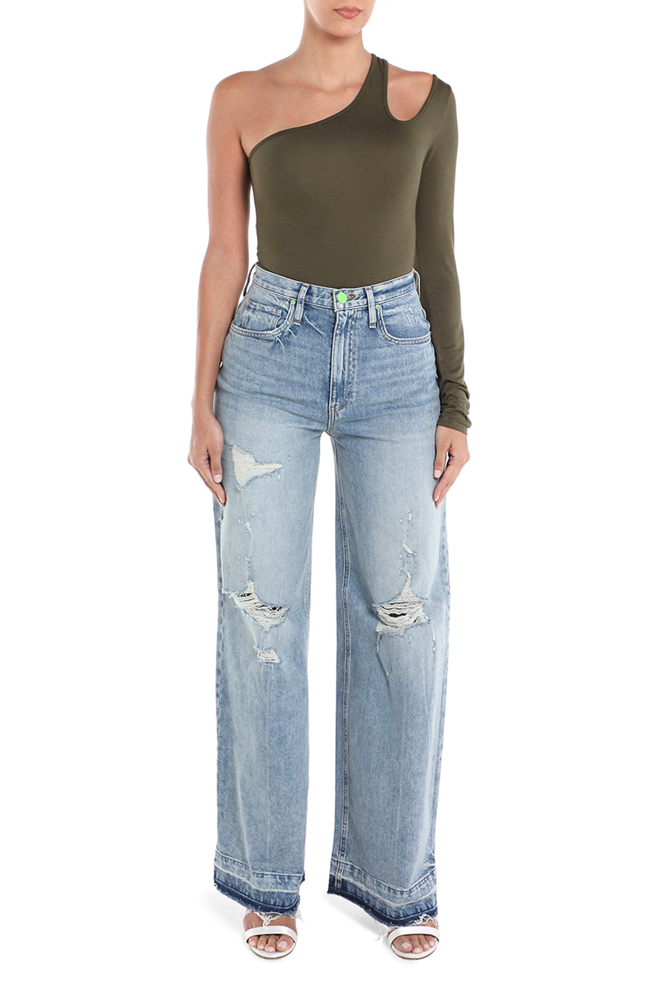 Asymmetrical Bodysuit