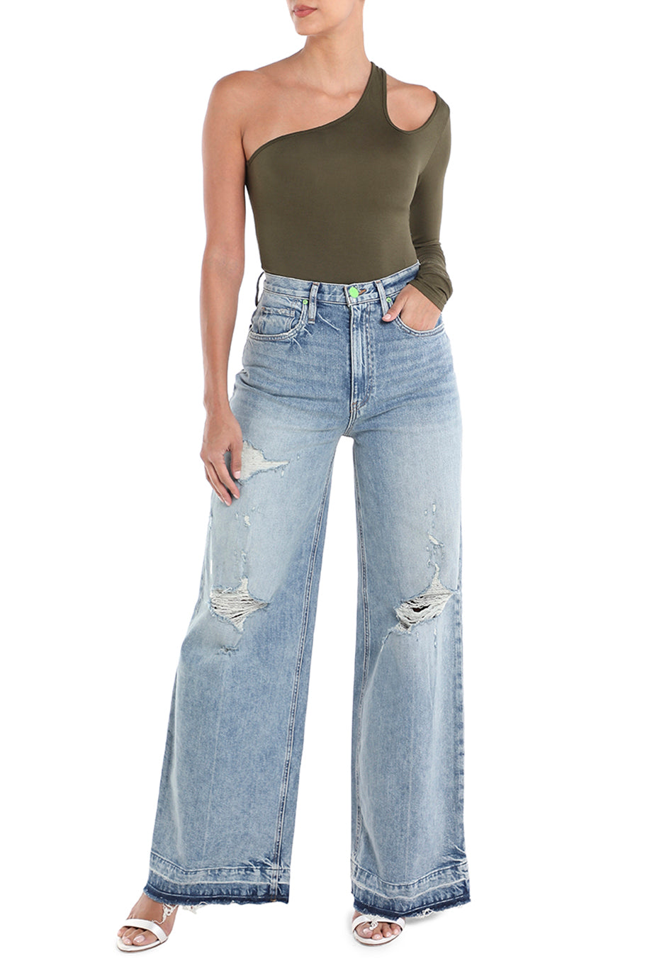 Asymmetrical Bodysuit