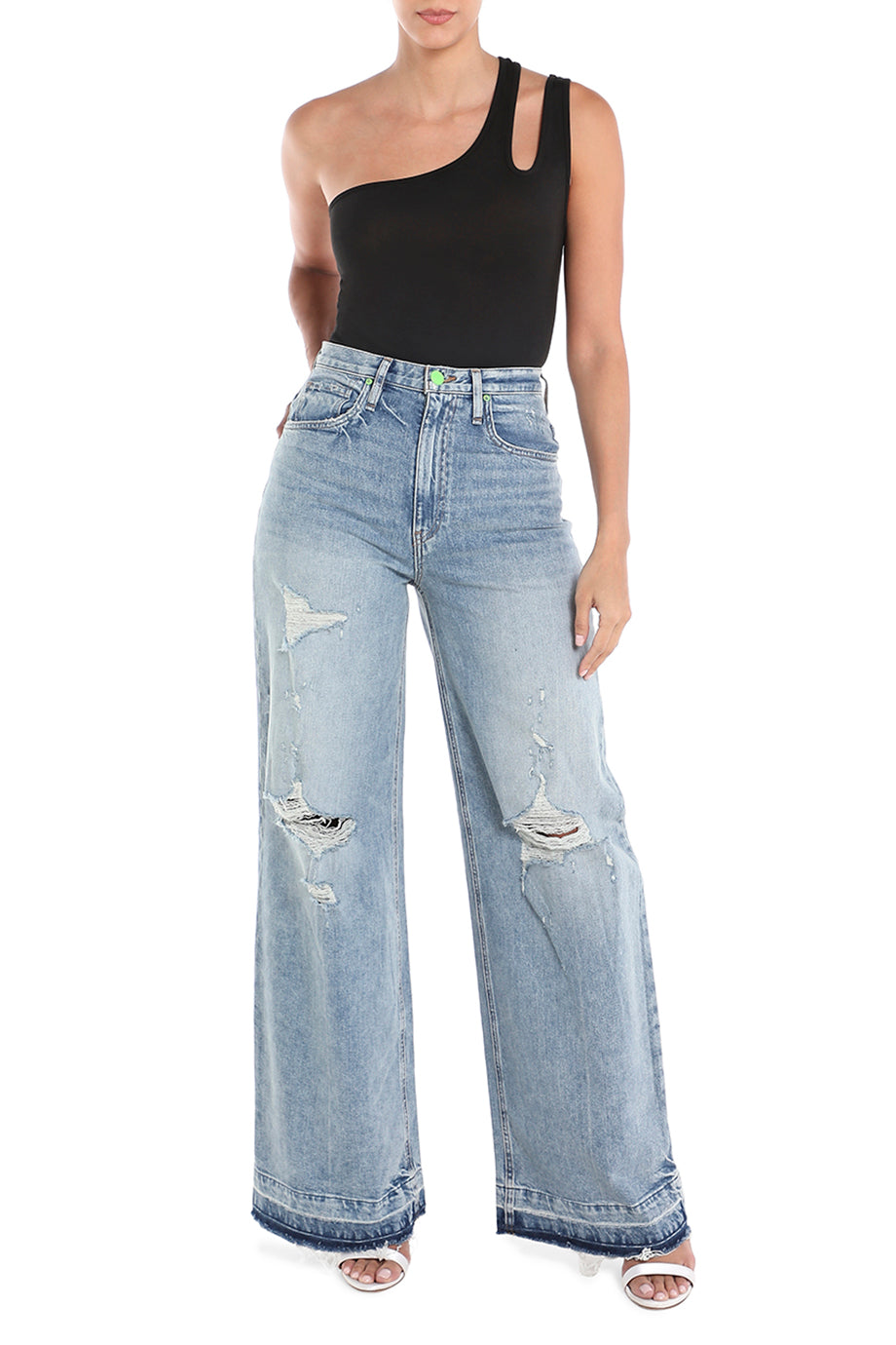 Asymmetrical Bodysuit