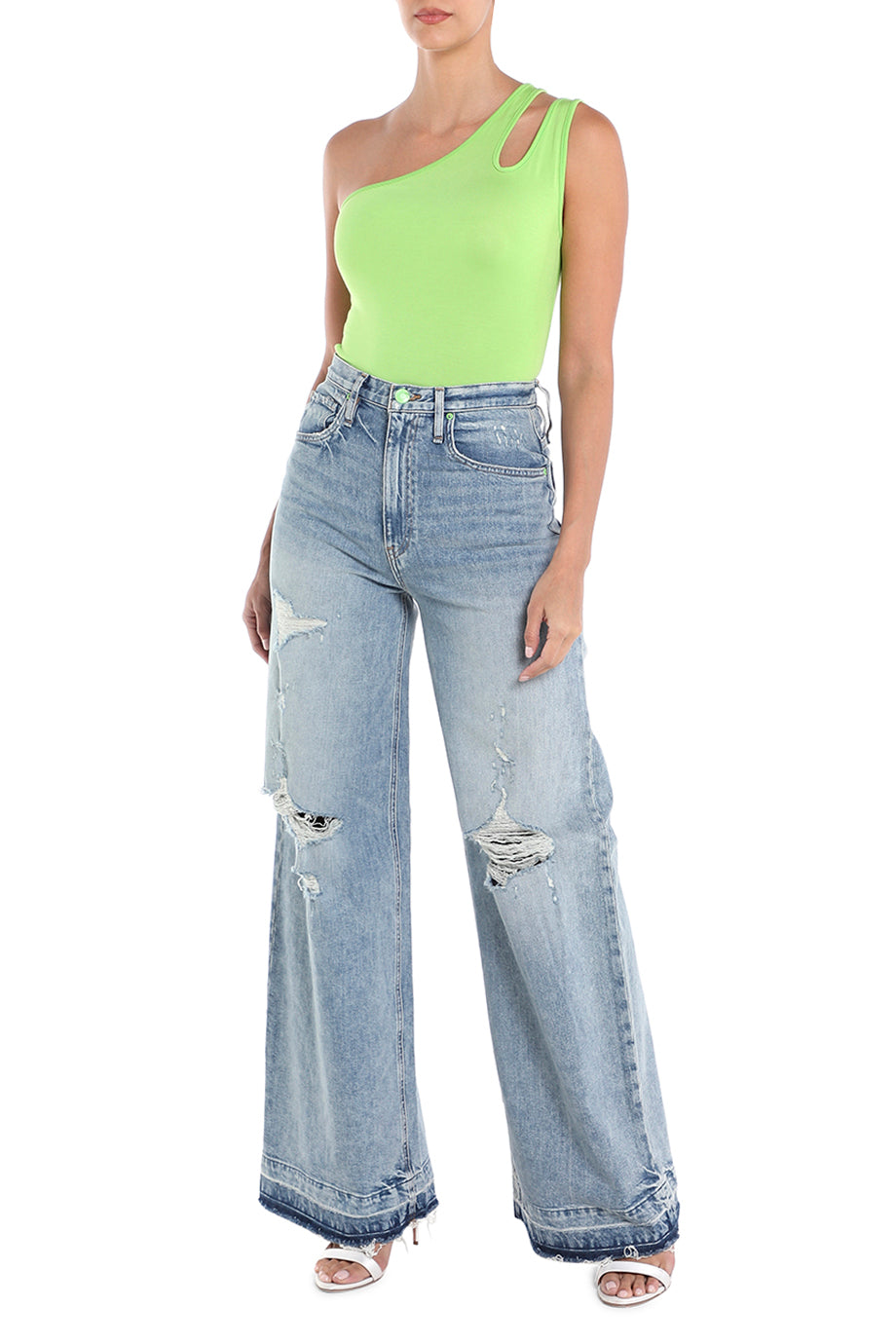 Asymmetrical Bodysuit