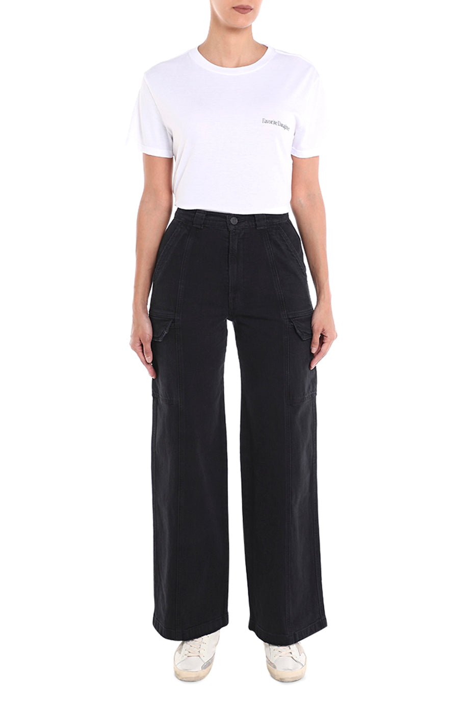 High-Rise Wide Leg Cargo