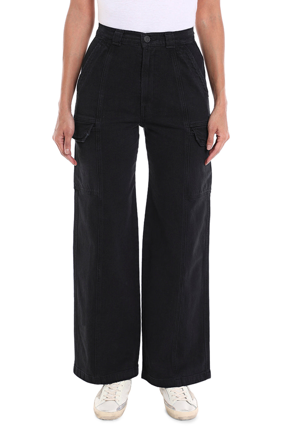 High-Rise Wide Leg Cargo