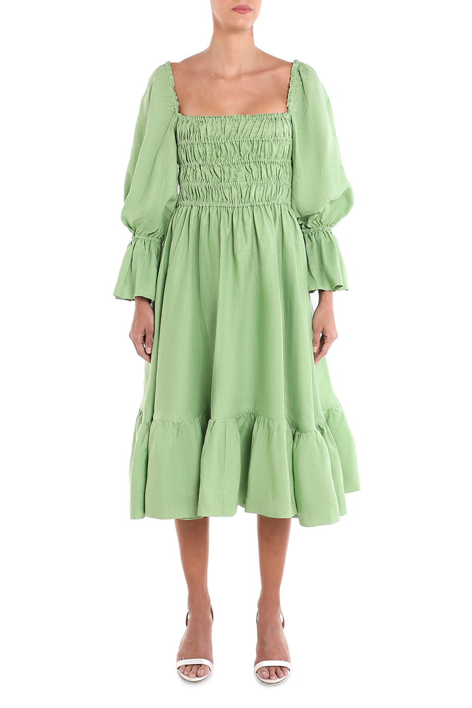 Amelia Linen Mini Dress