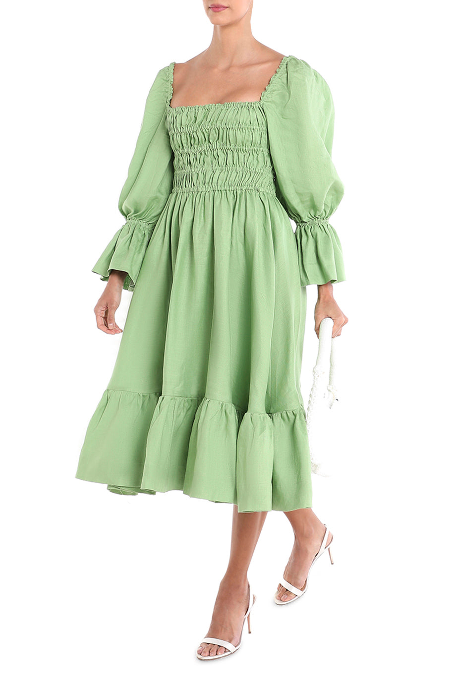 Amelia Linen Mini Dress