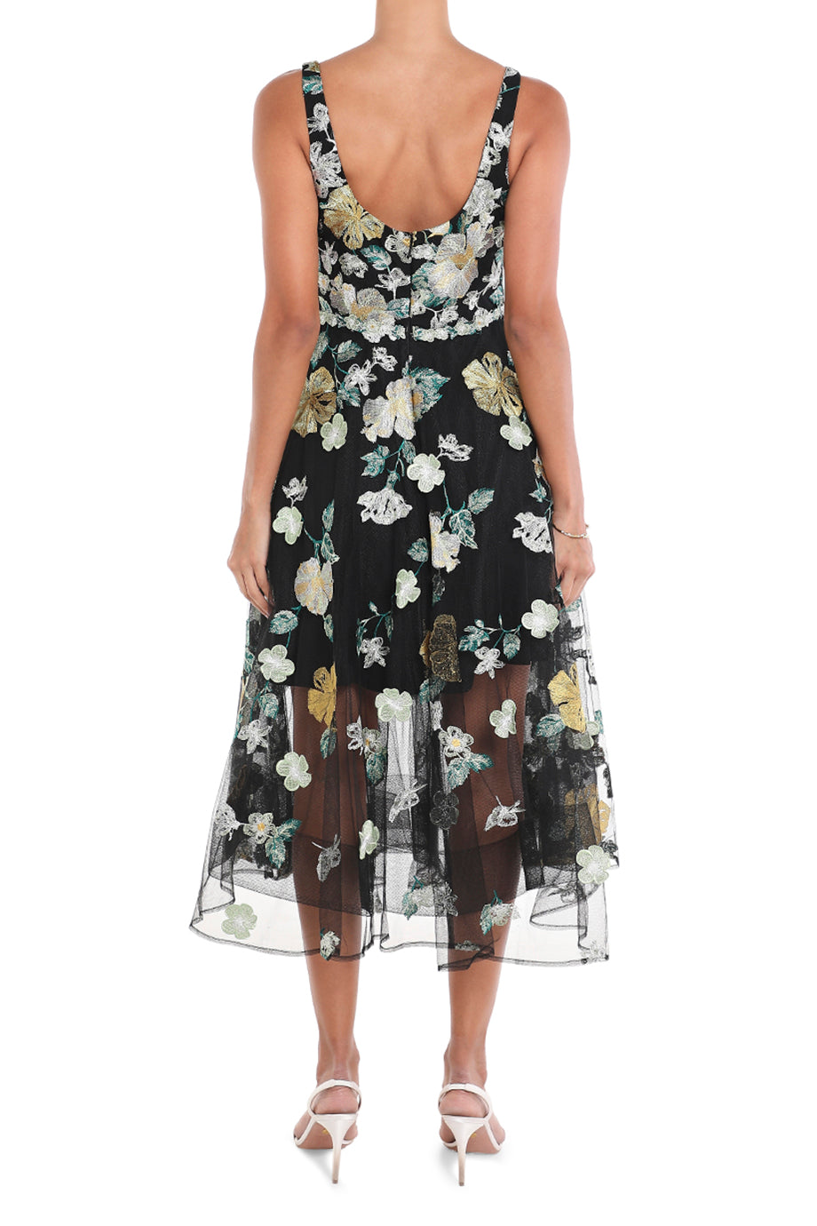 Tulle Tea Length Dress