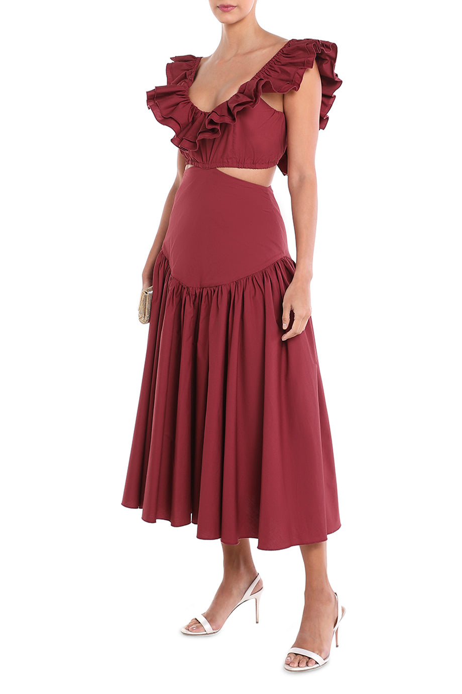 Mia Poplin Midi Dress