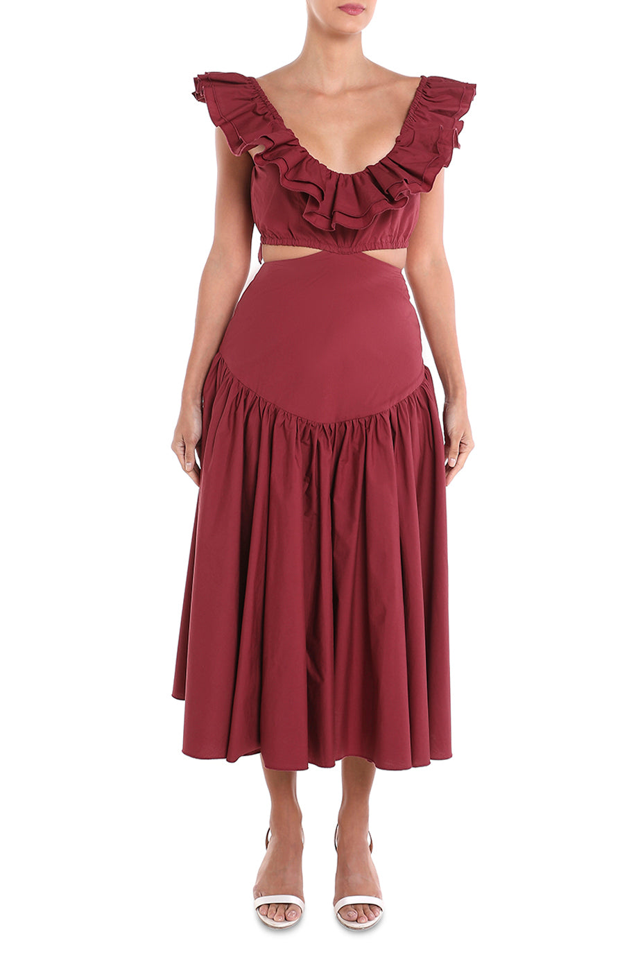 Mia Poplin Midi Dress