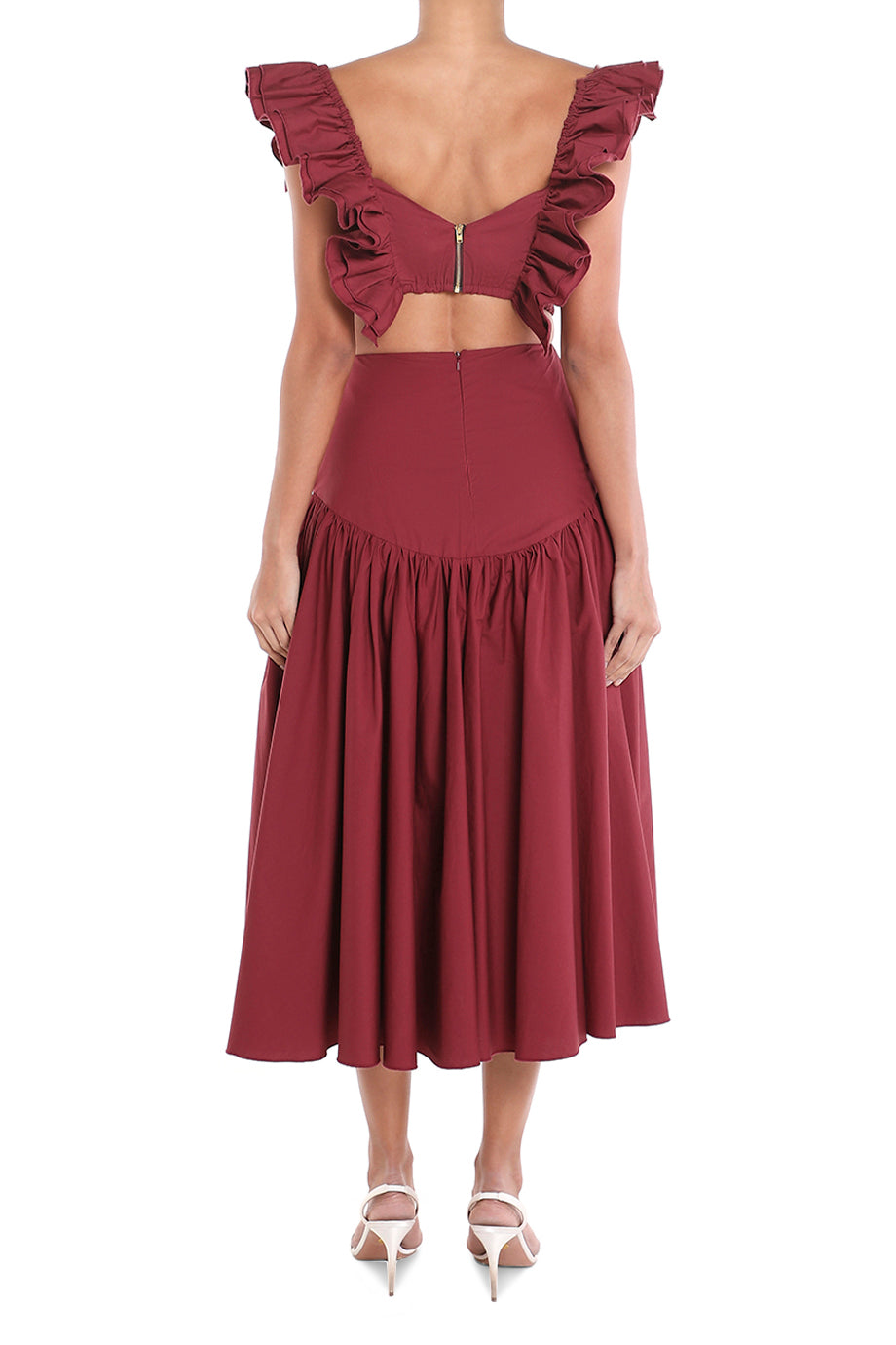 Mia Poplin Midi Dress