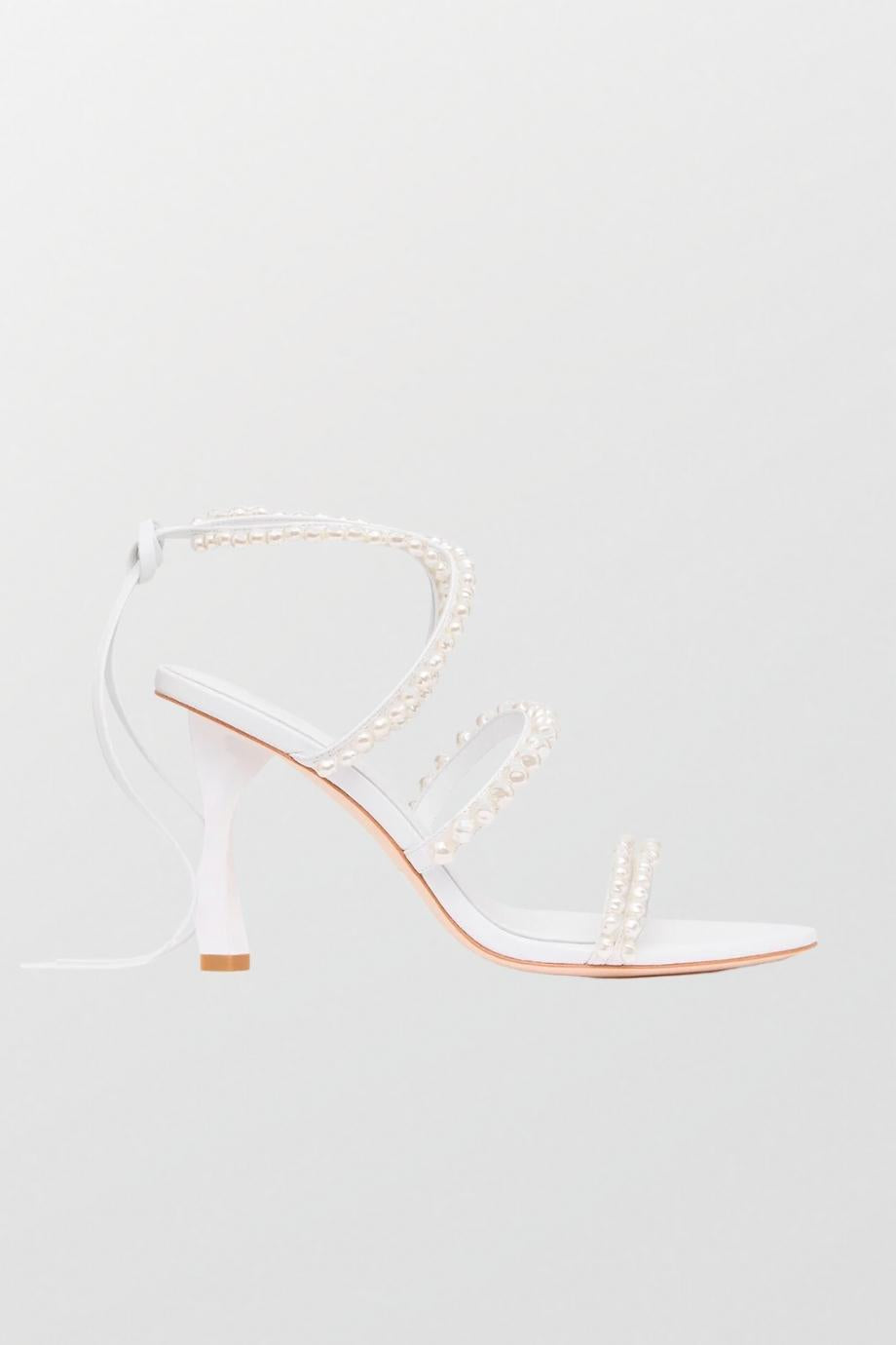 Alba Pearl Sculptural Heel