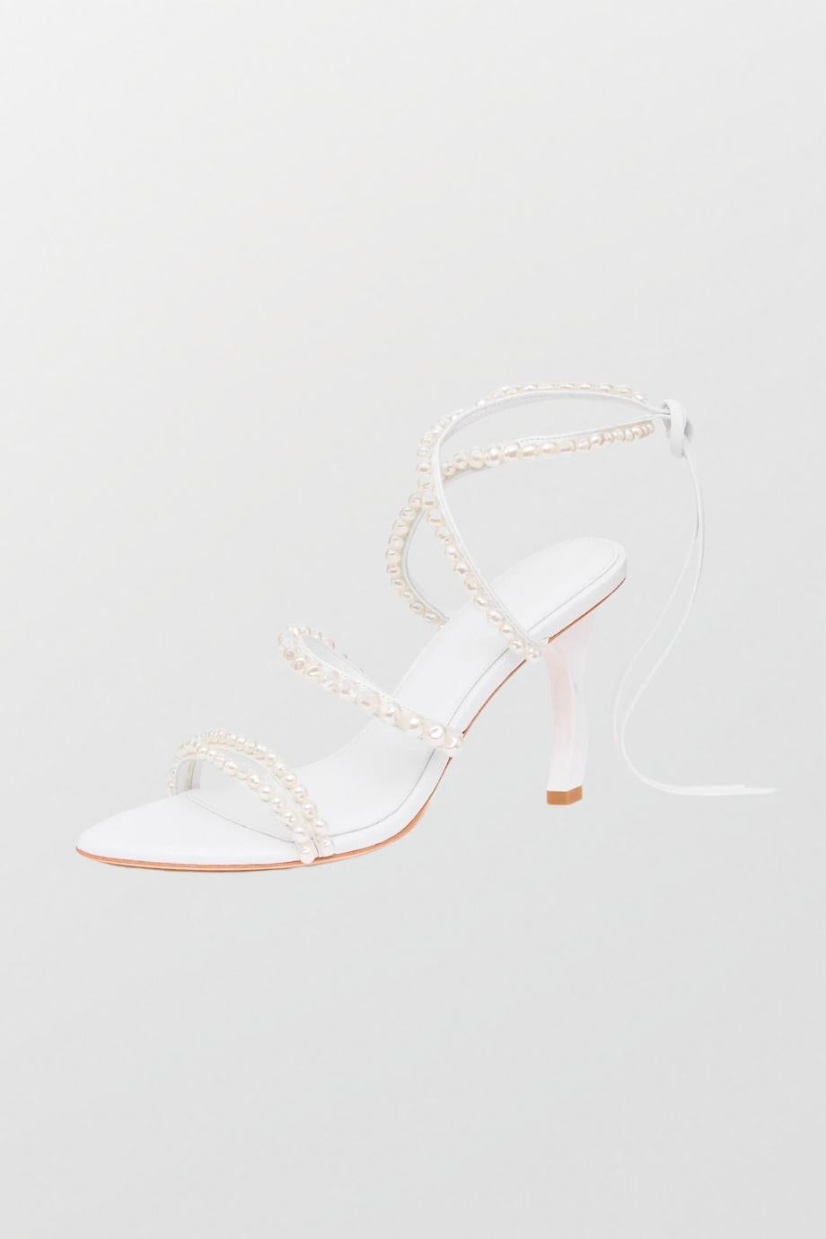 Alba Pearl Sculptural Heel