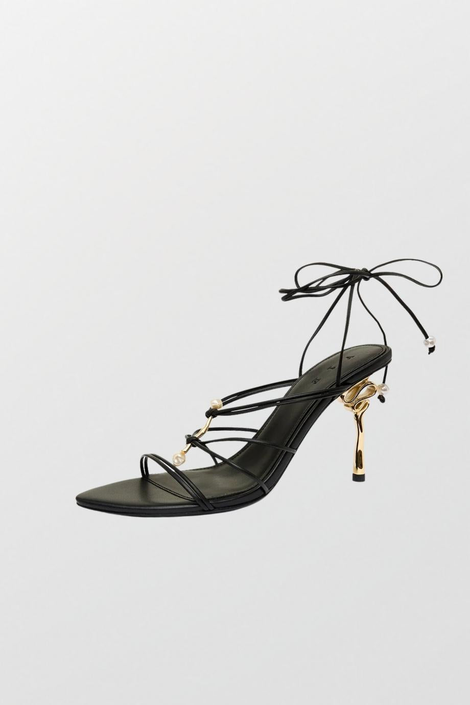 Perenna Pearl Bar Strappy Heel