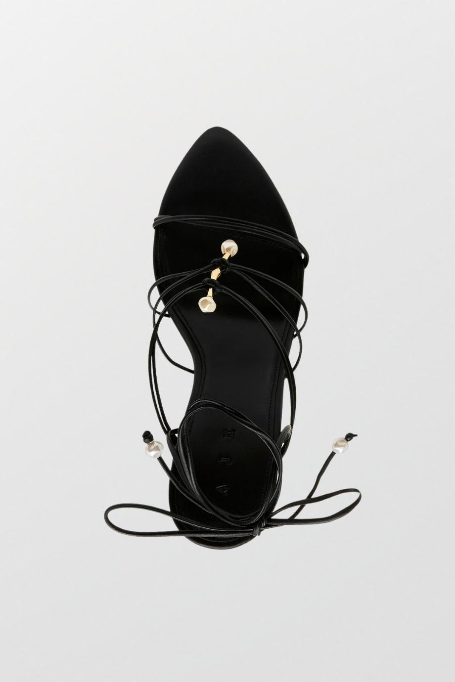 Perenna Pearl Bar Strappy Heel