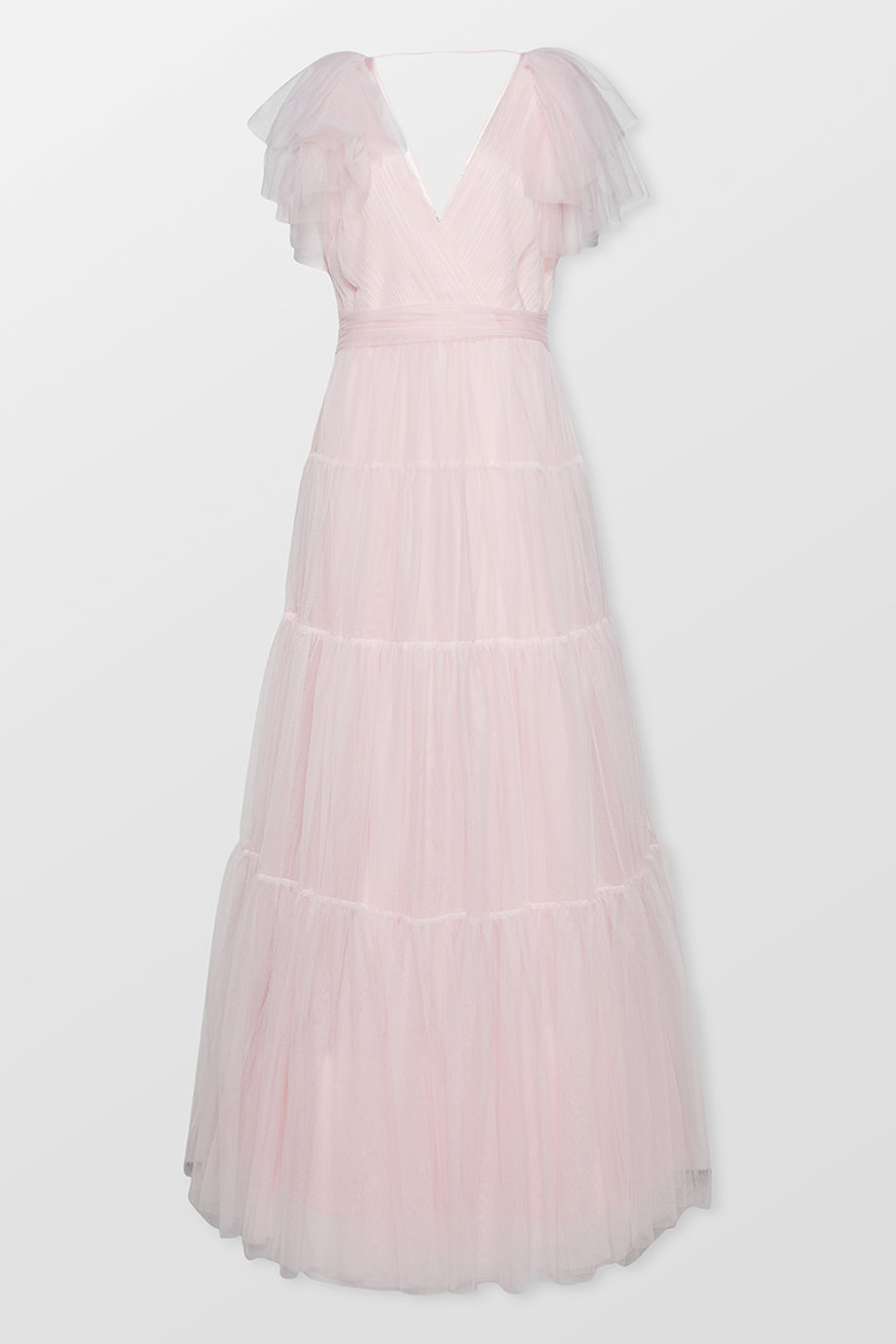 Flutter Sleeve Maxi Dress