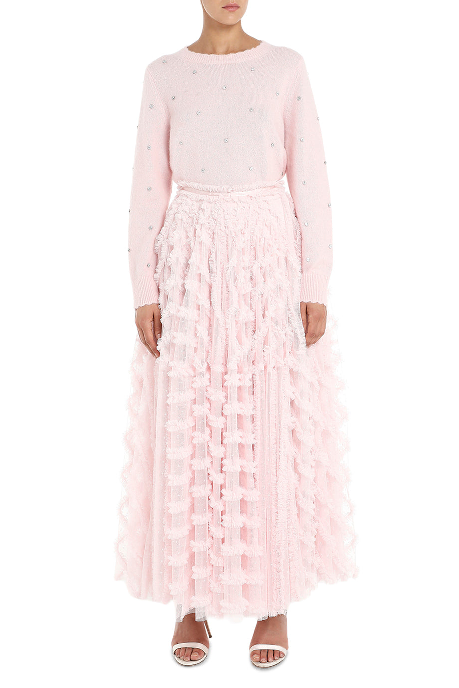 Florence Ruffle Ankle Skirt