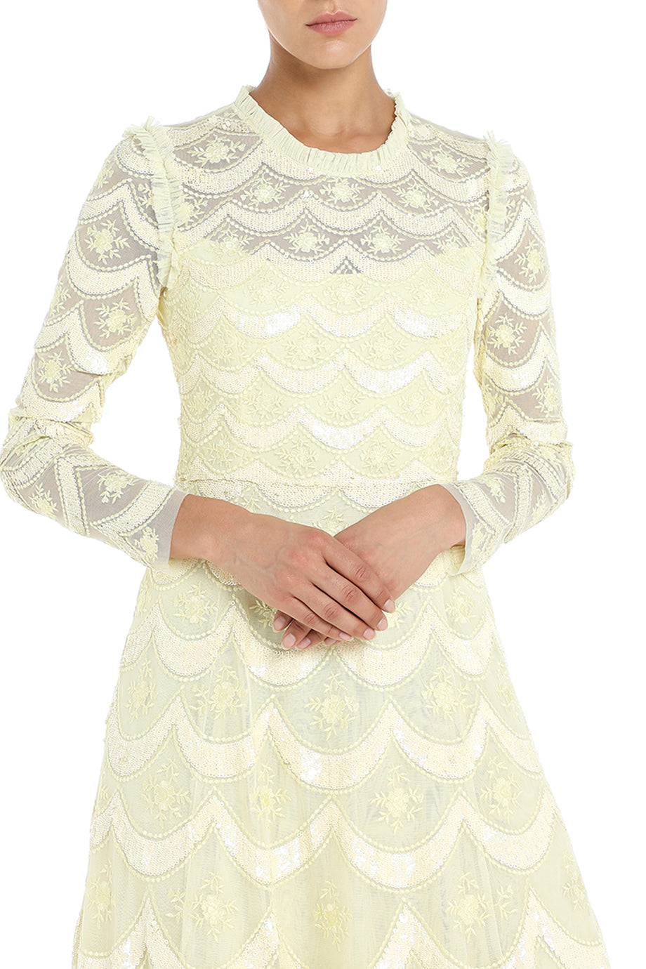 Fifi Long Sleeve Ankle Gown