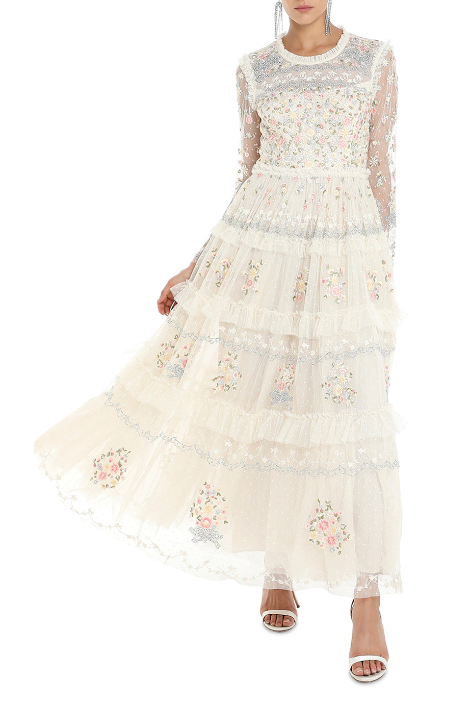 Primrose Bouquet Ankle Gown