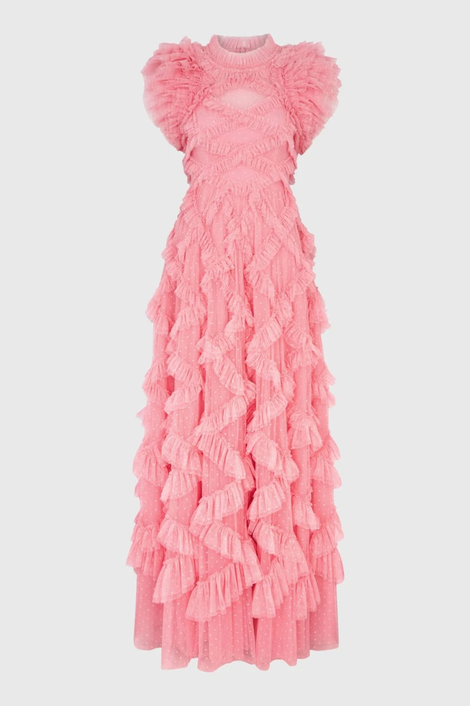 Genevieve Ruffle Maxi Dress