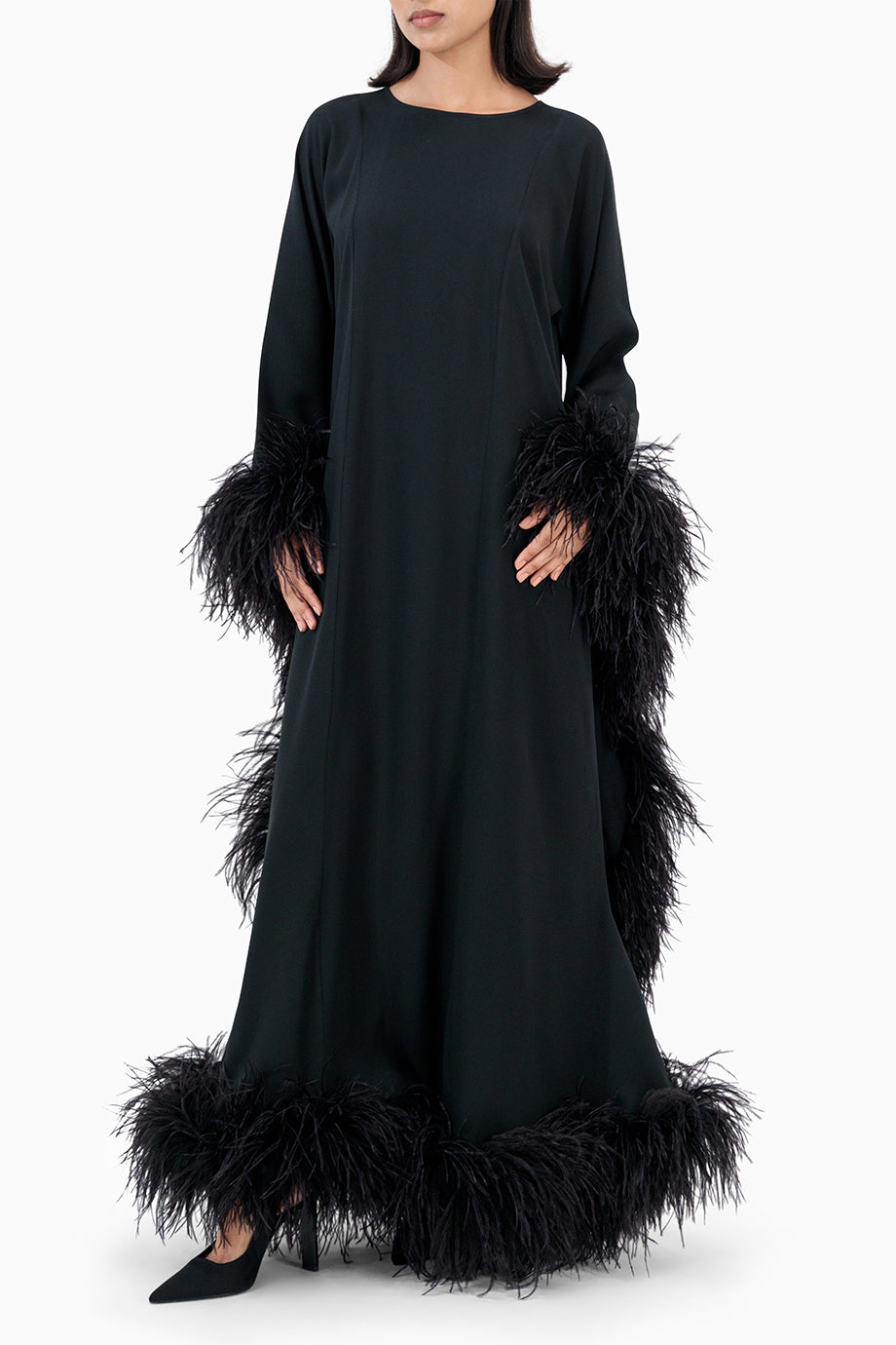 Feathered Moonbar Kaftan