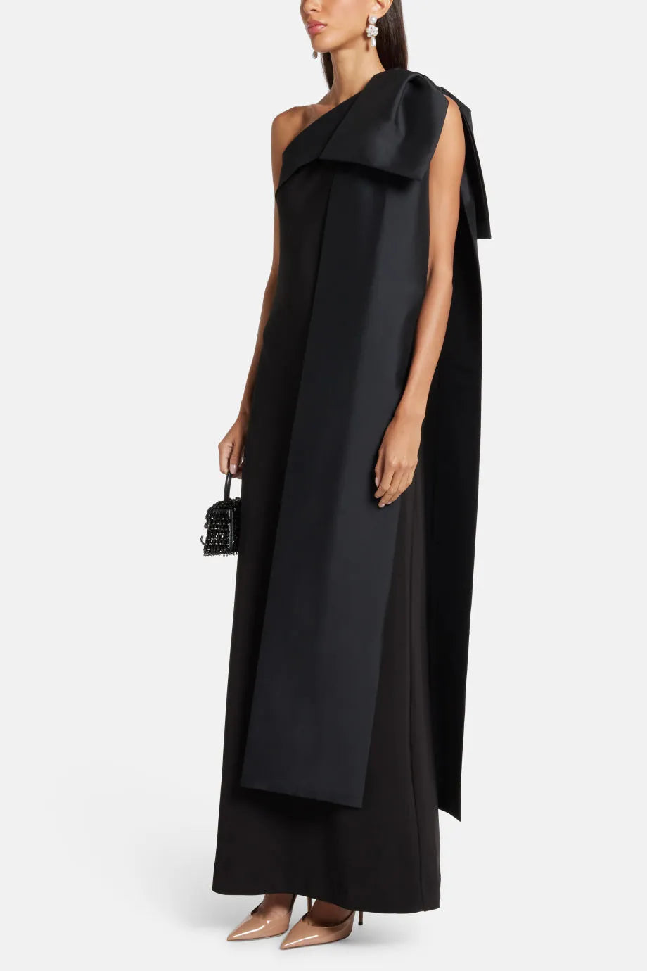 Adrian One Shoulder Maxi Dress