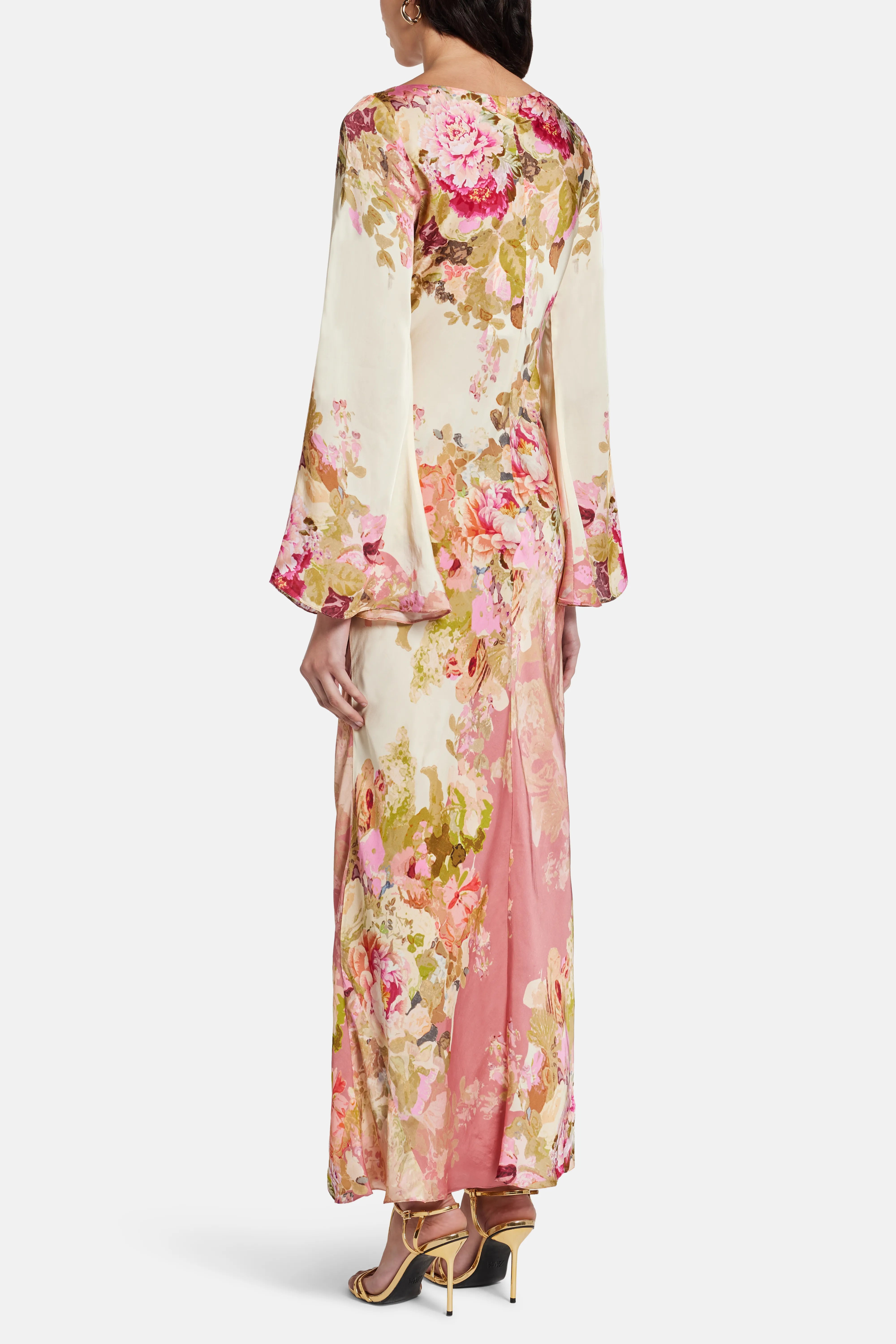 Sama Floral Maxi Dress in Ivory