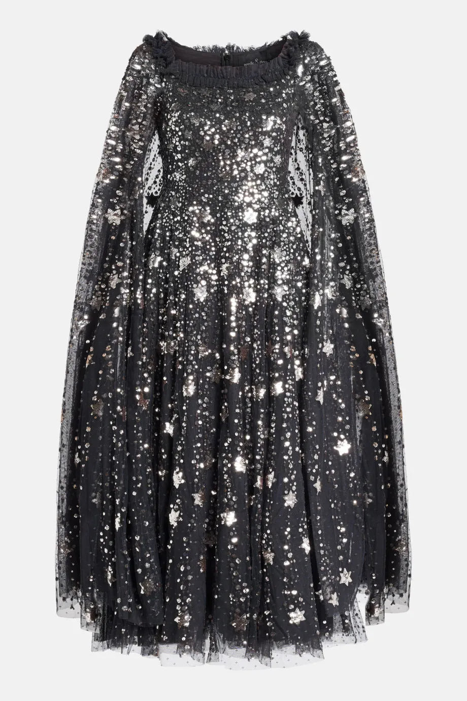 Shooting Stars Cape Ankle Gown | Etoile La Boutique Shooting Stars Cape Ankle Gown | Etoile La Boutique