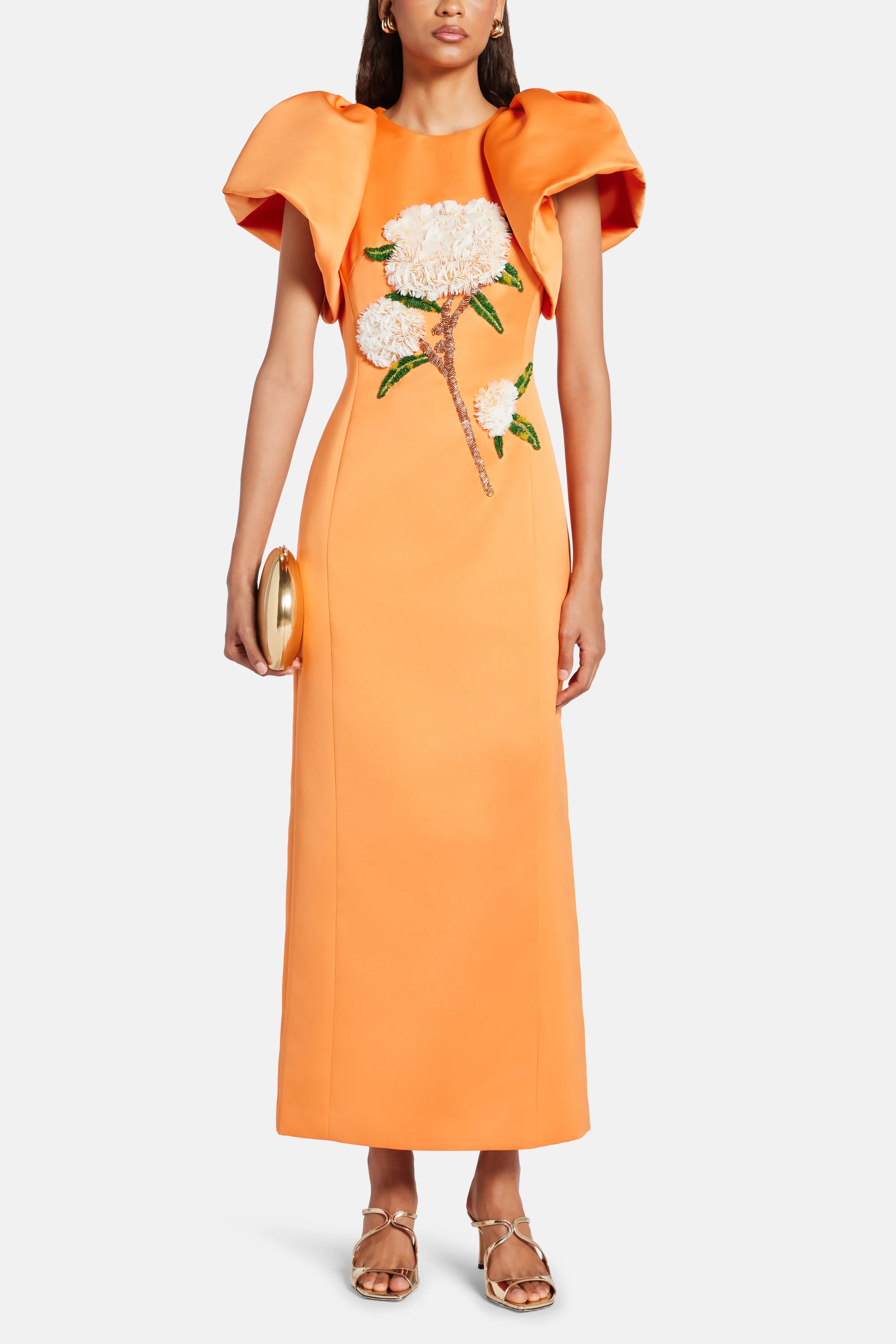 Lucinda Embellished Hydrangea Maxi Dress