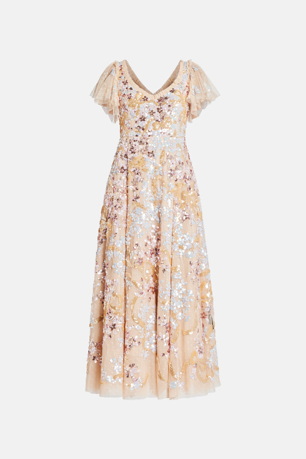 Dancing Ribbon Maxi Dress
