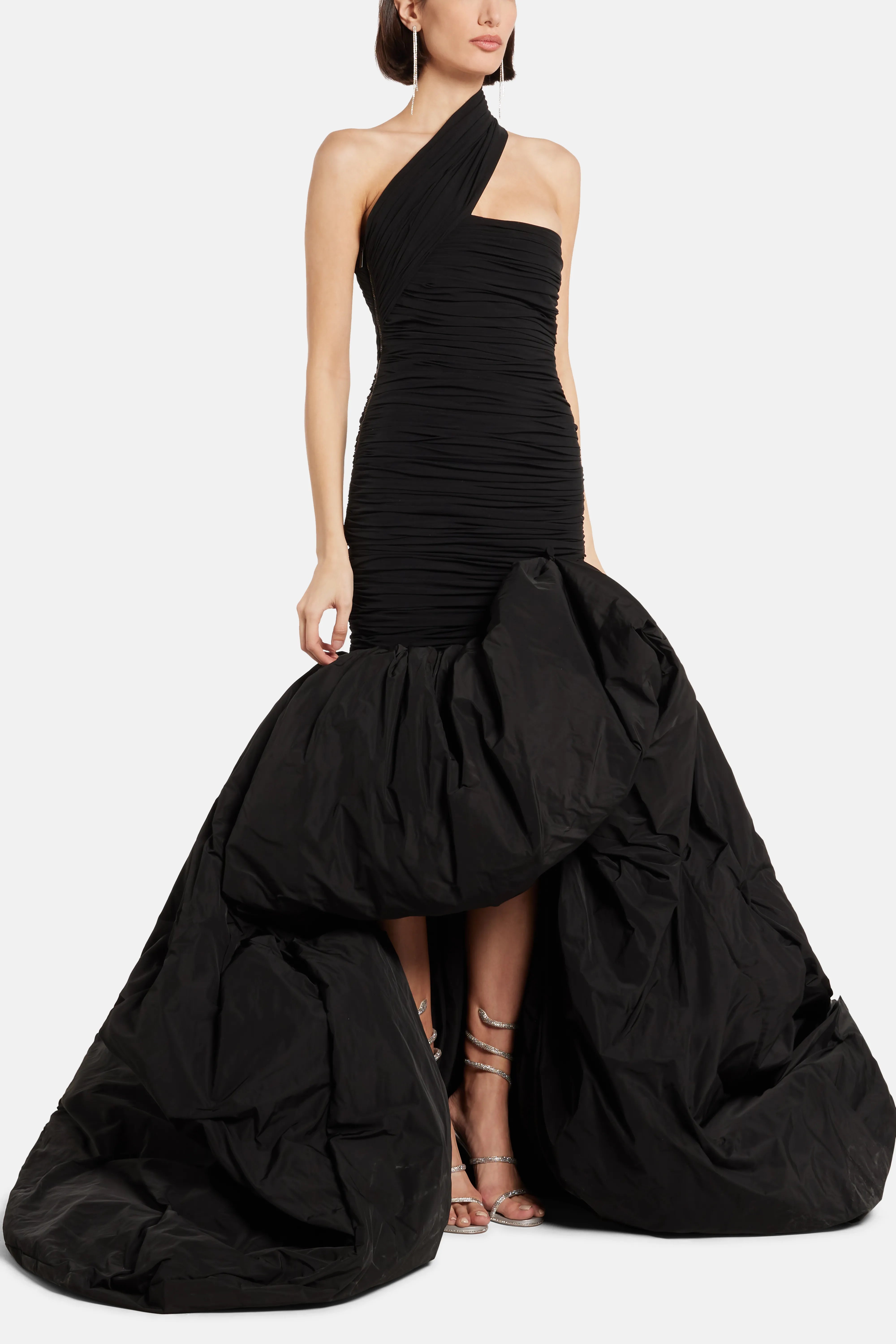 Draped Evening Gown