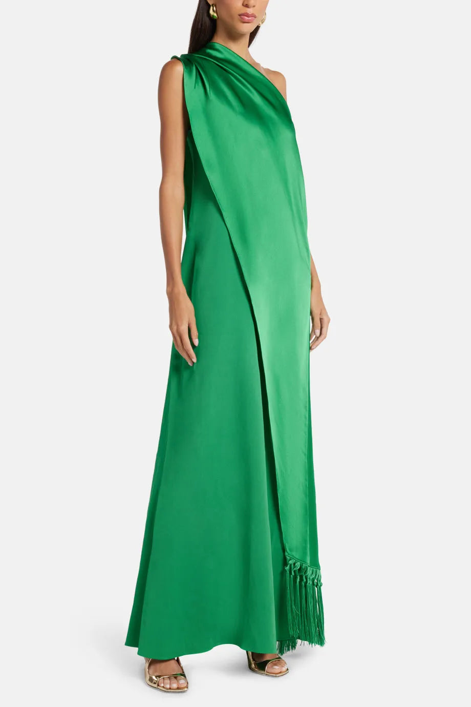 Berenson One Shoulder Maxi Dress