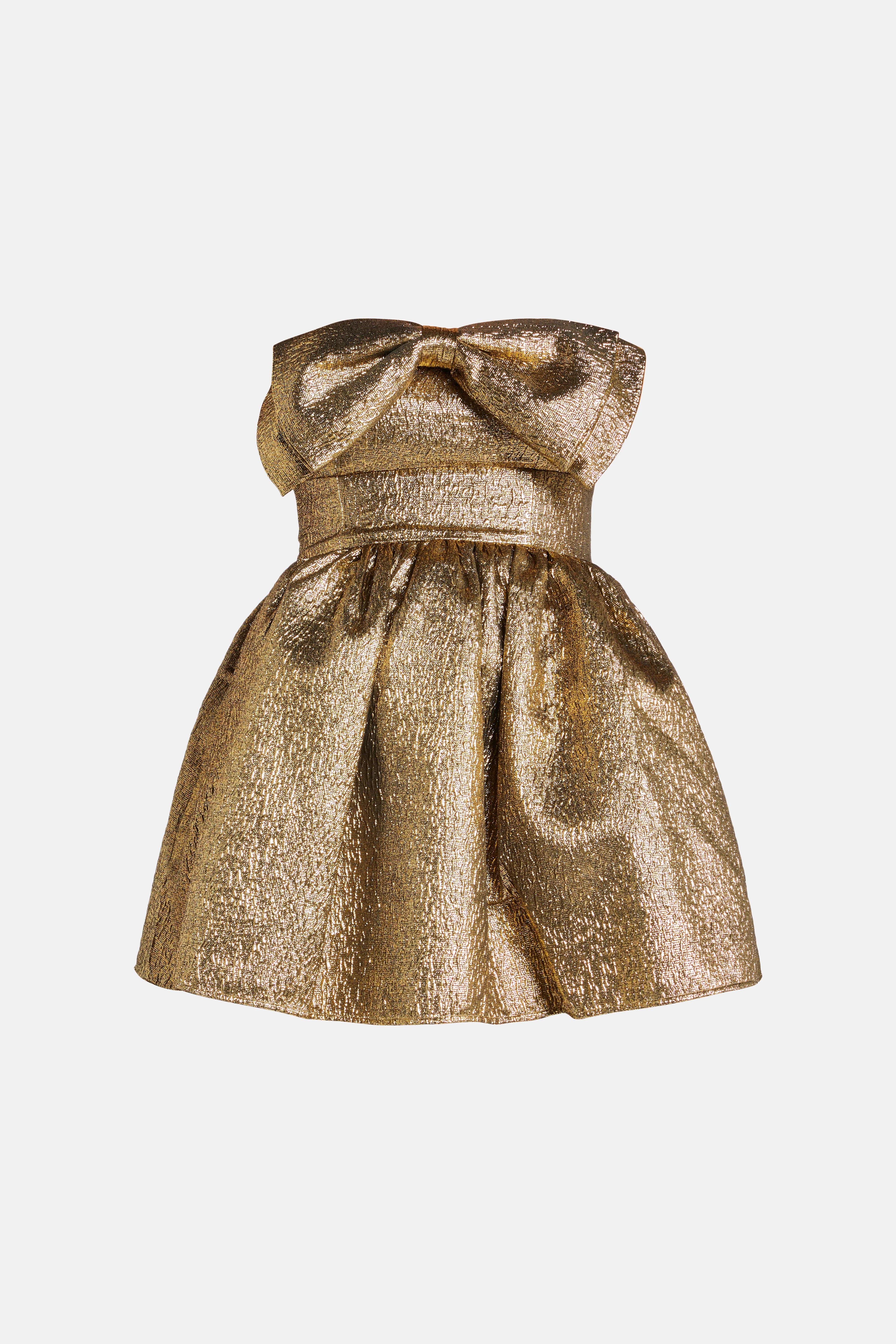 Metallic Jacquard Mini Dress on Etoile La Boutique Metallic Jacquard Mini Dress on Etoile La Boutique
