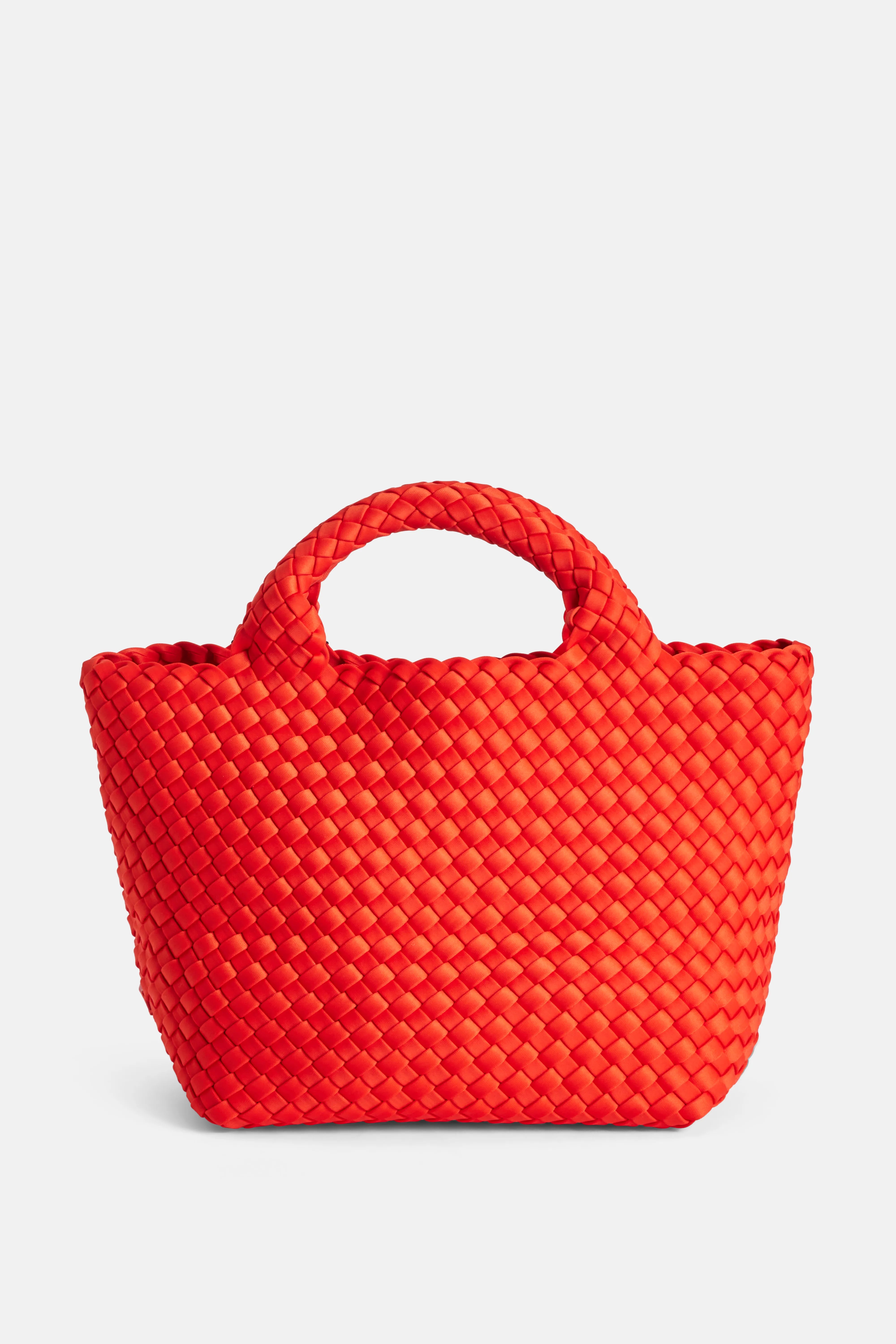 St Barths Small Tote Bag with Crossbody Strap in Red