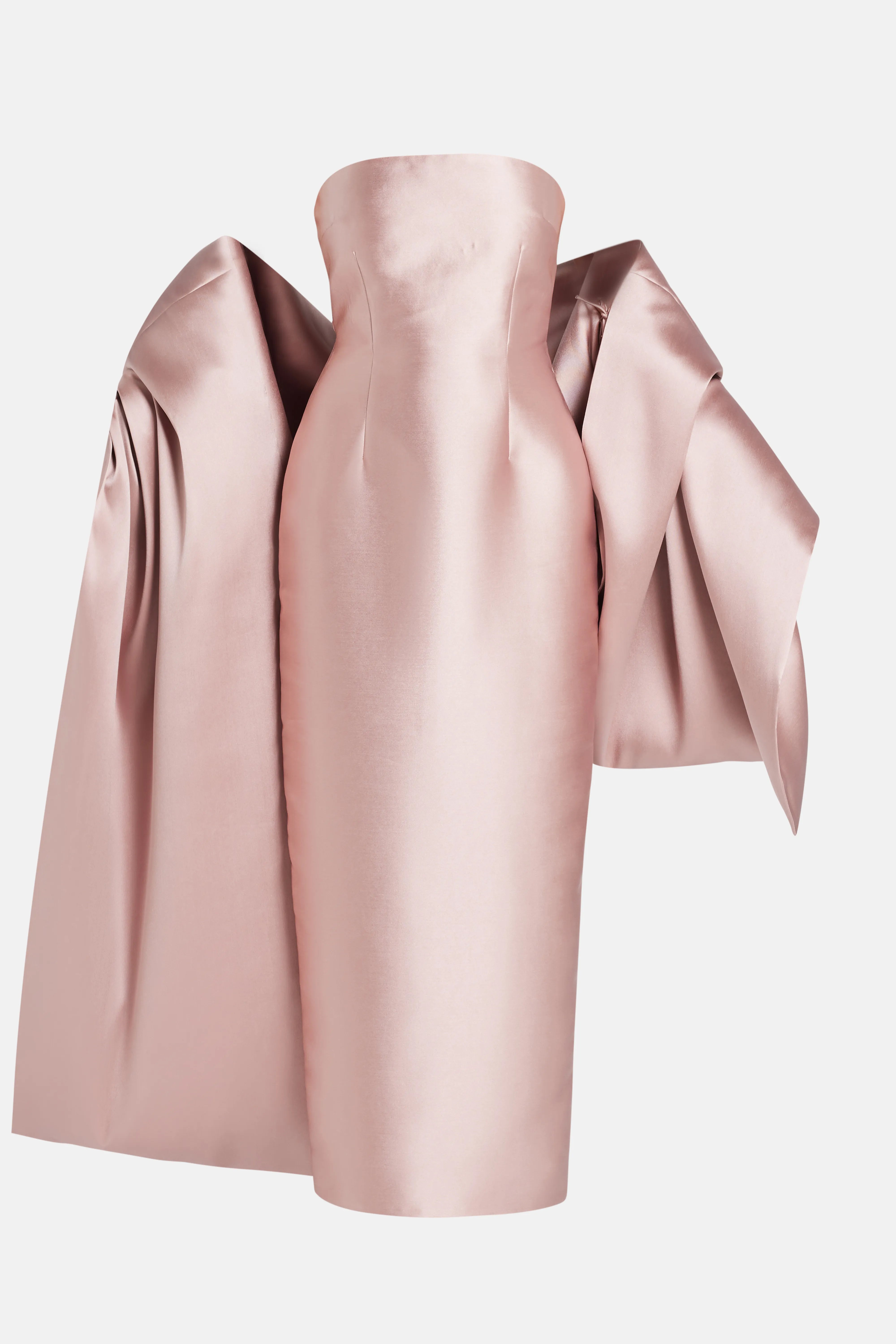 Renee Midaxi Evening Gown in Pink With Cape