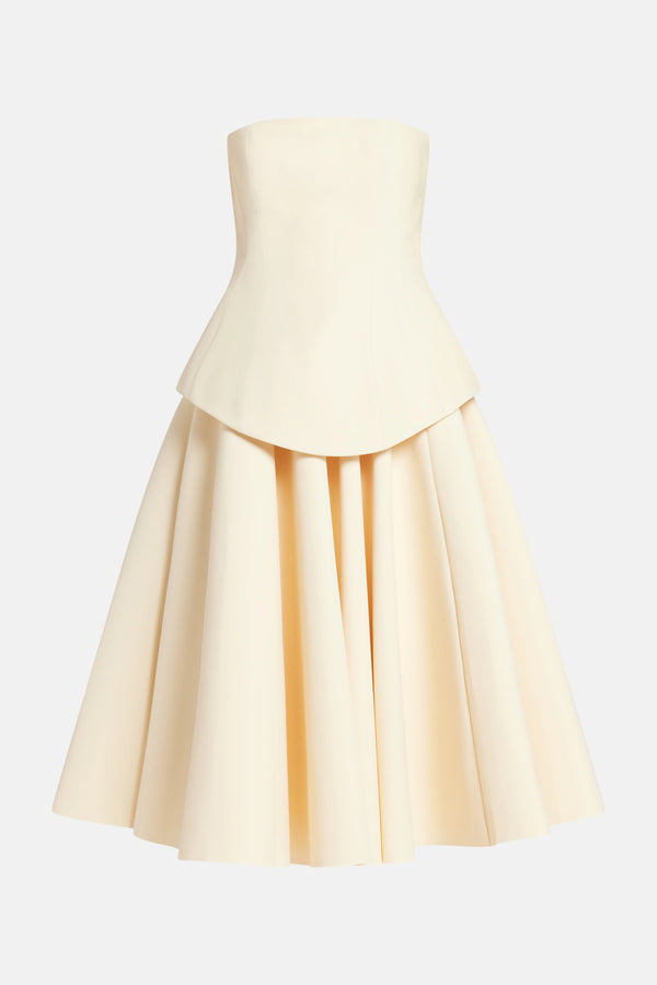 Ada Evening Dress in White