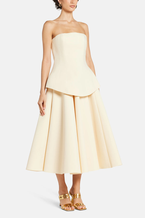 Ada Evening Dress in White