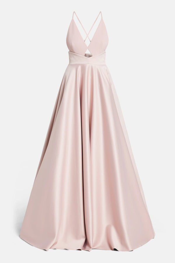 Avallon Sleeveless Evening Dress in Pink