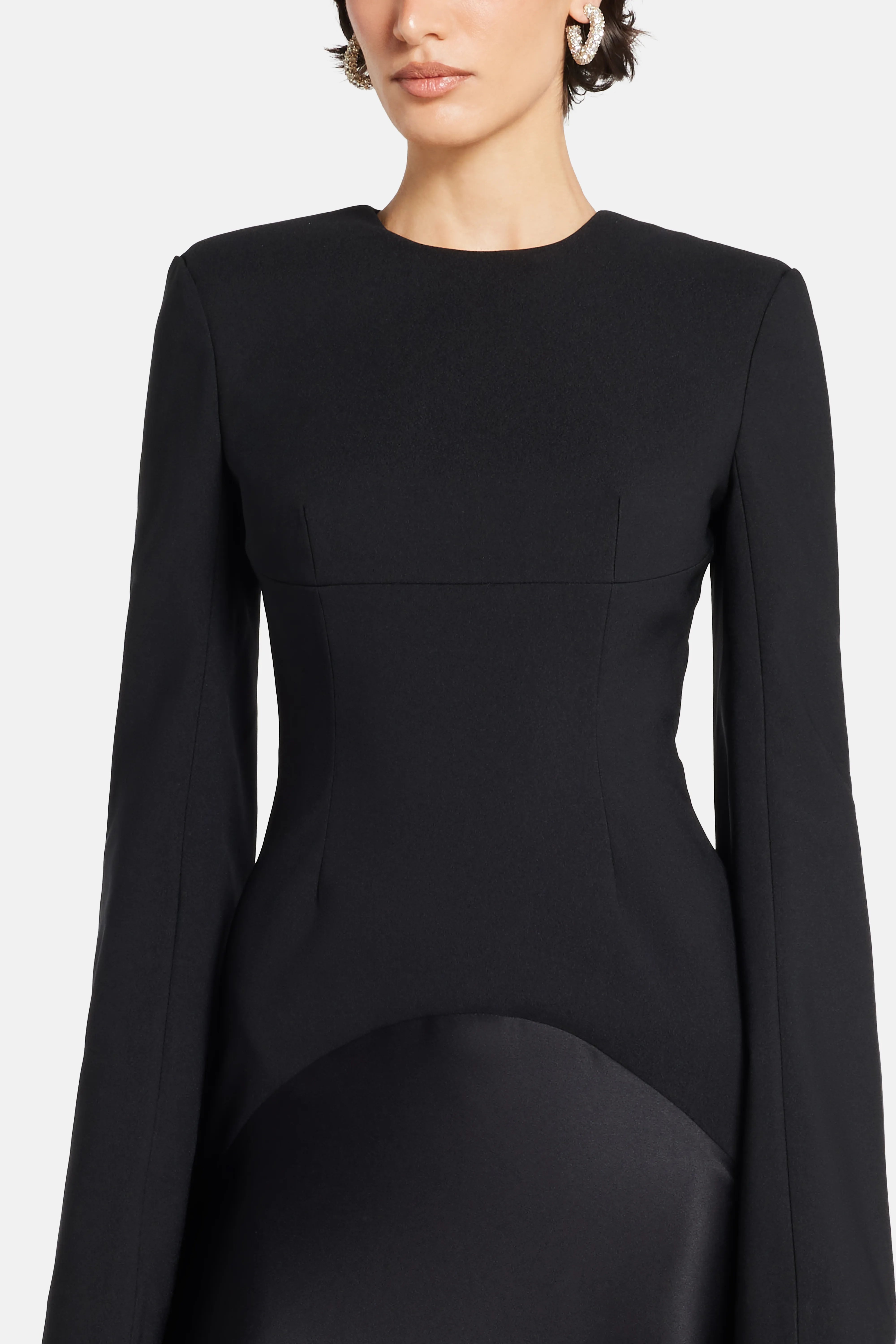 Claudine Evening Gown in Black