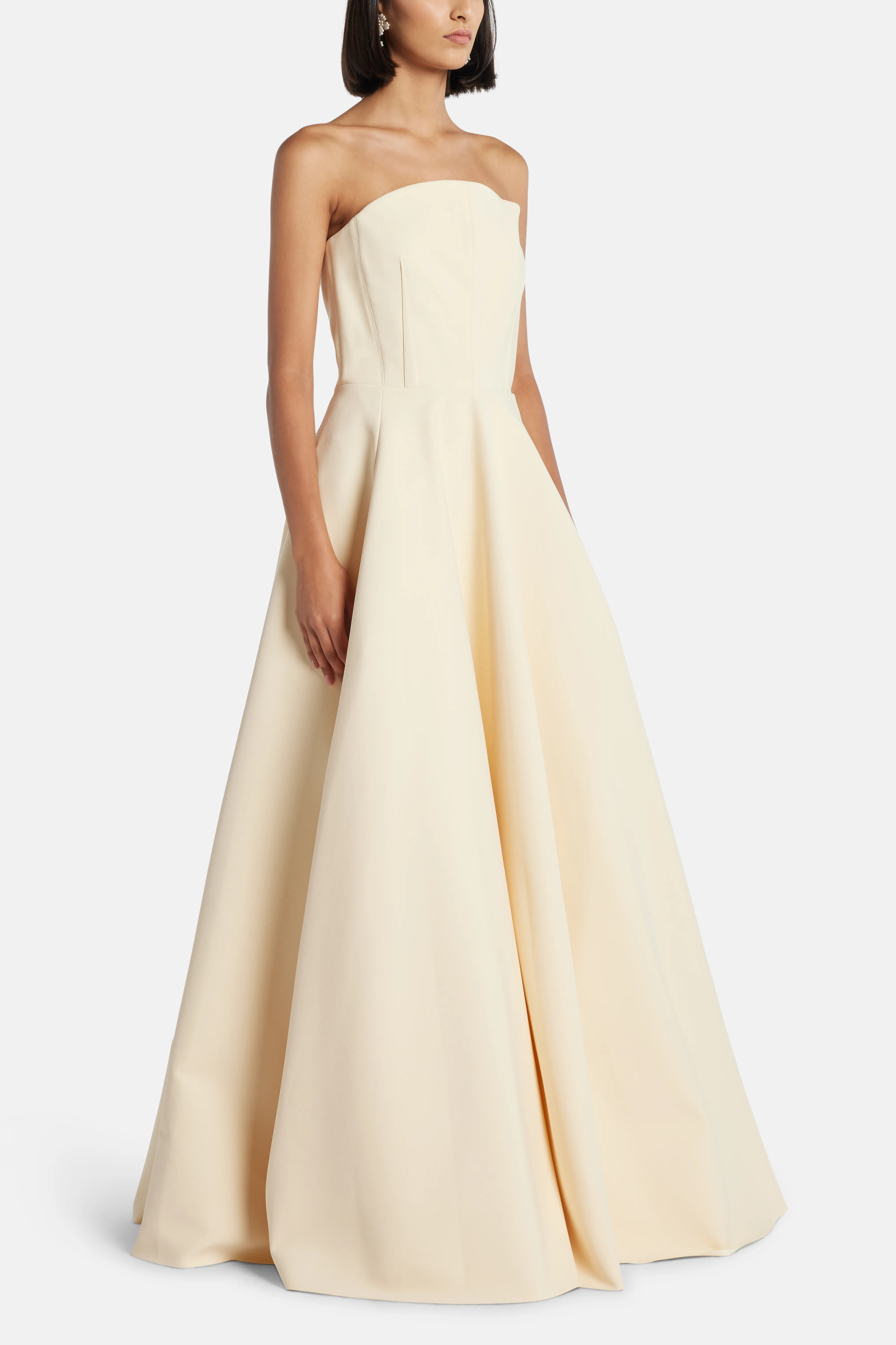 Mathilde Evening Gown in White