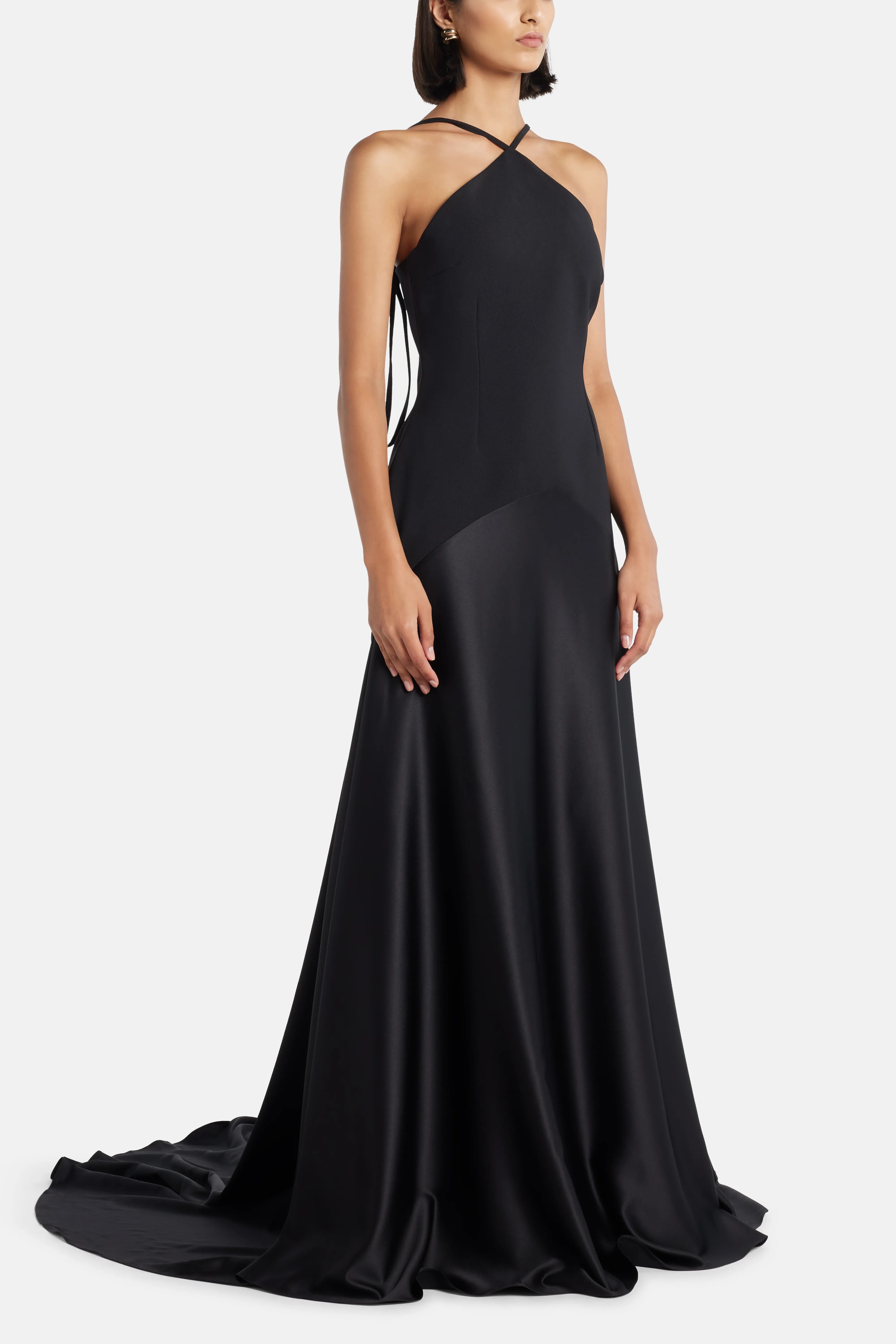 Florie Evening Gown in Black