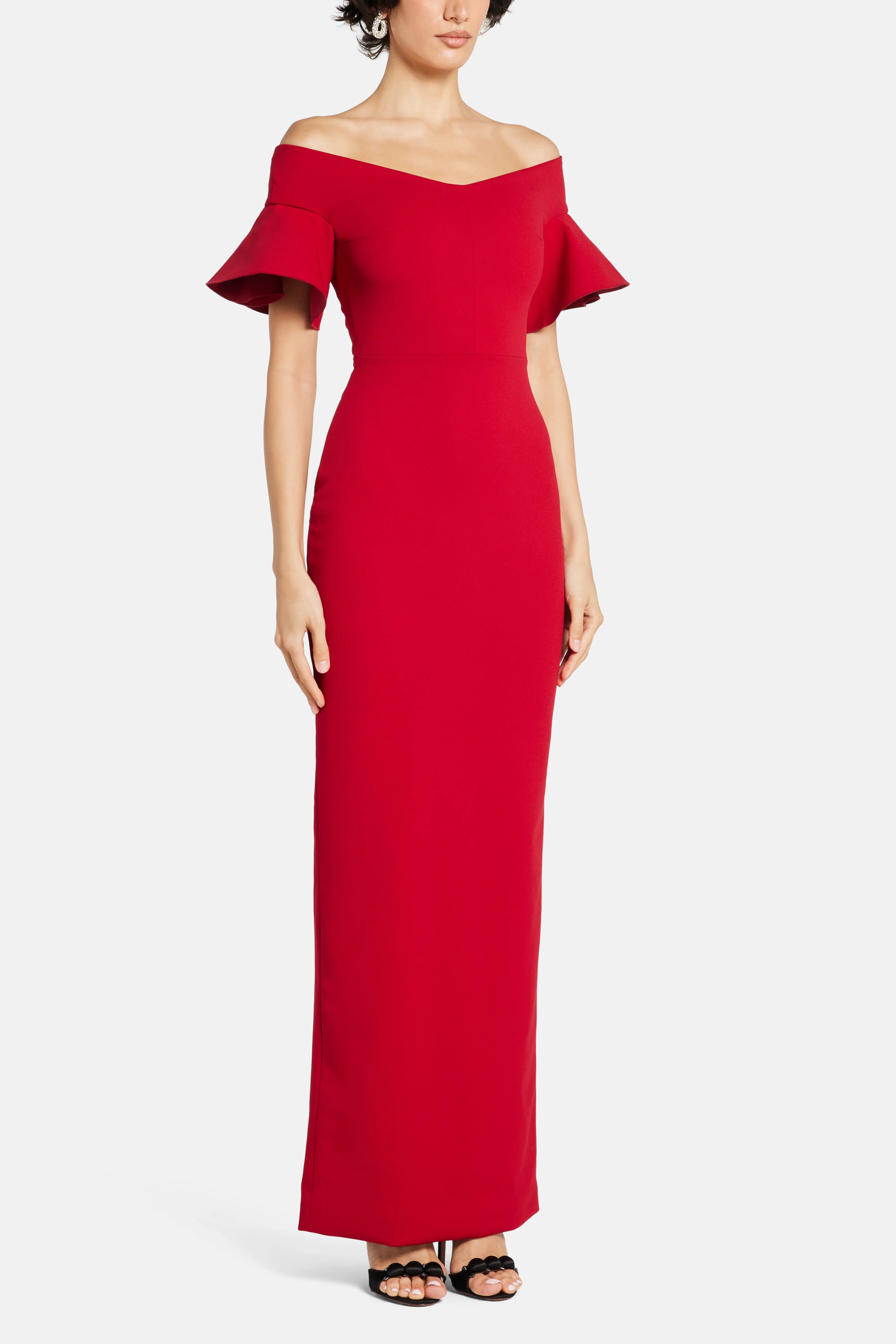 Cielo Evening Dress in Red