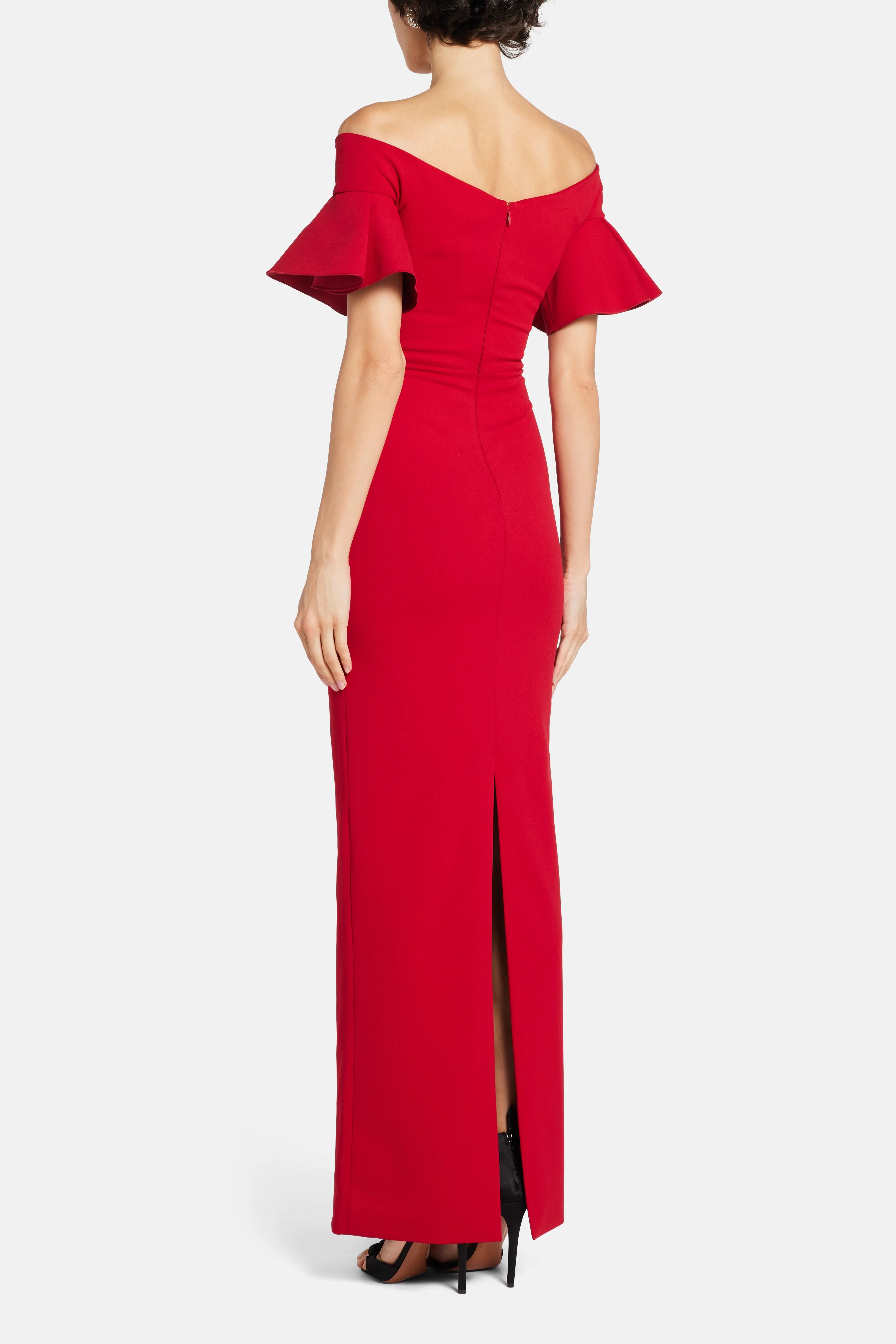 Cielo Evening Dress in Red