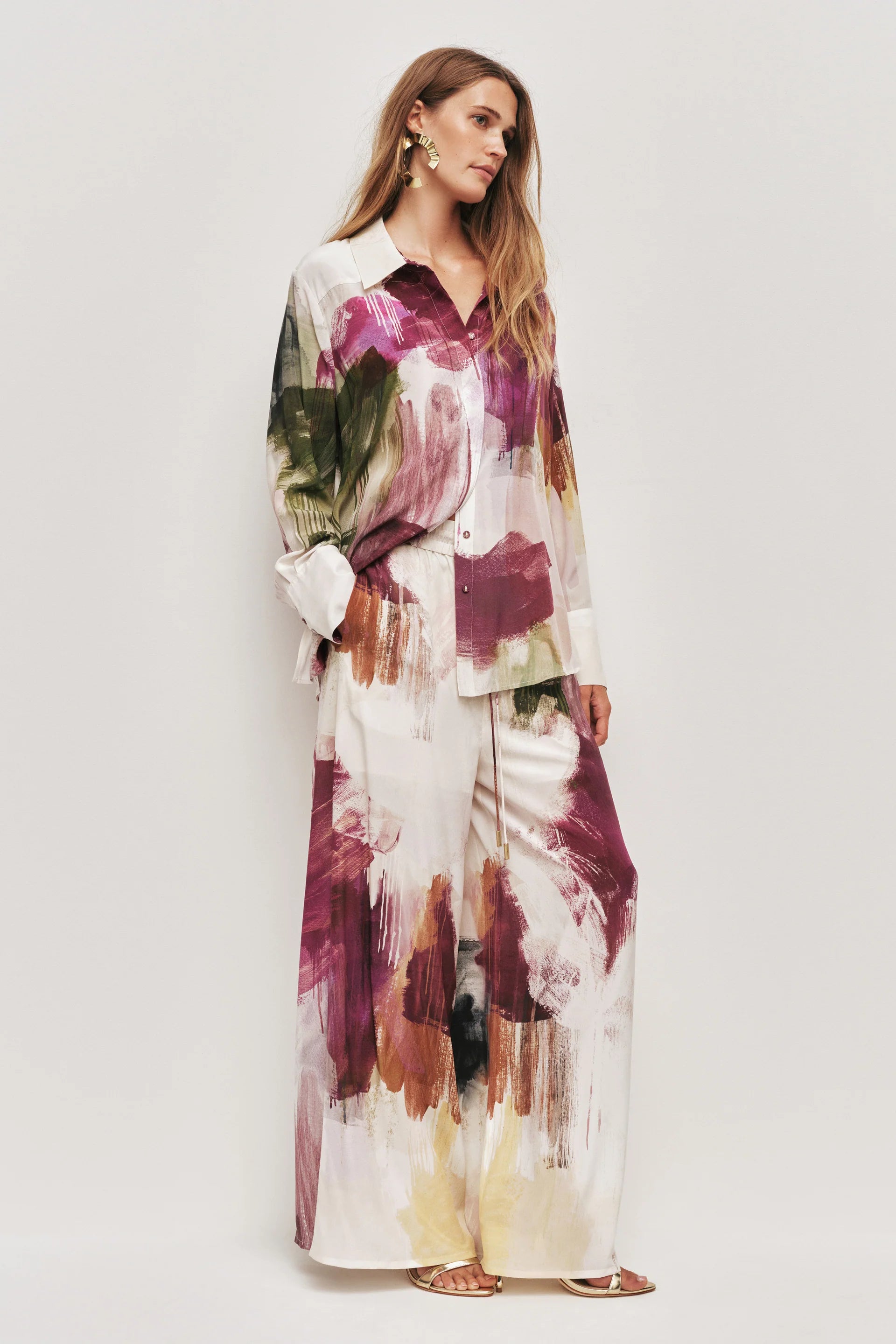 Atomic Silk Shirt In White
