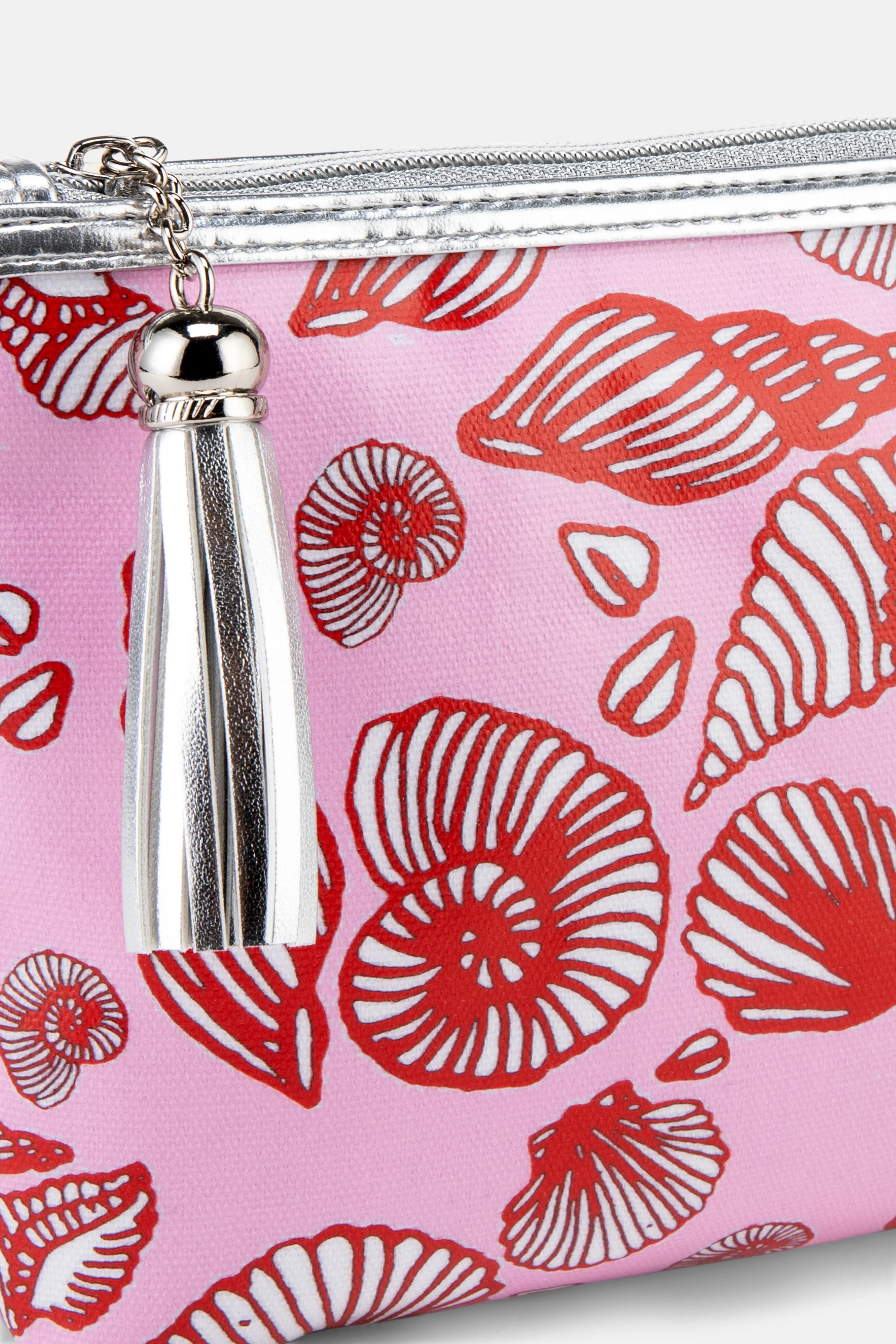 Underwater Coral Classic Cotton Make-Up Bag In Pink