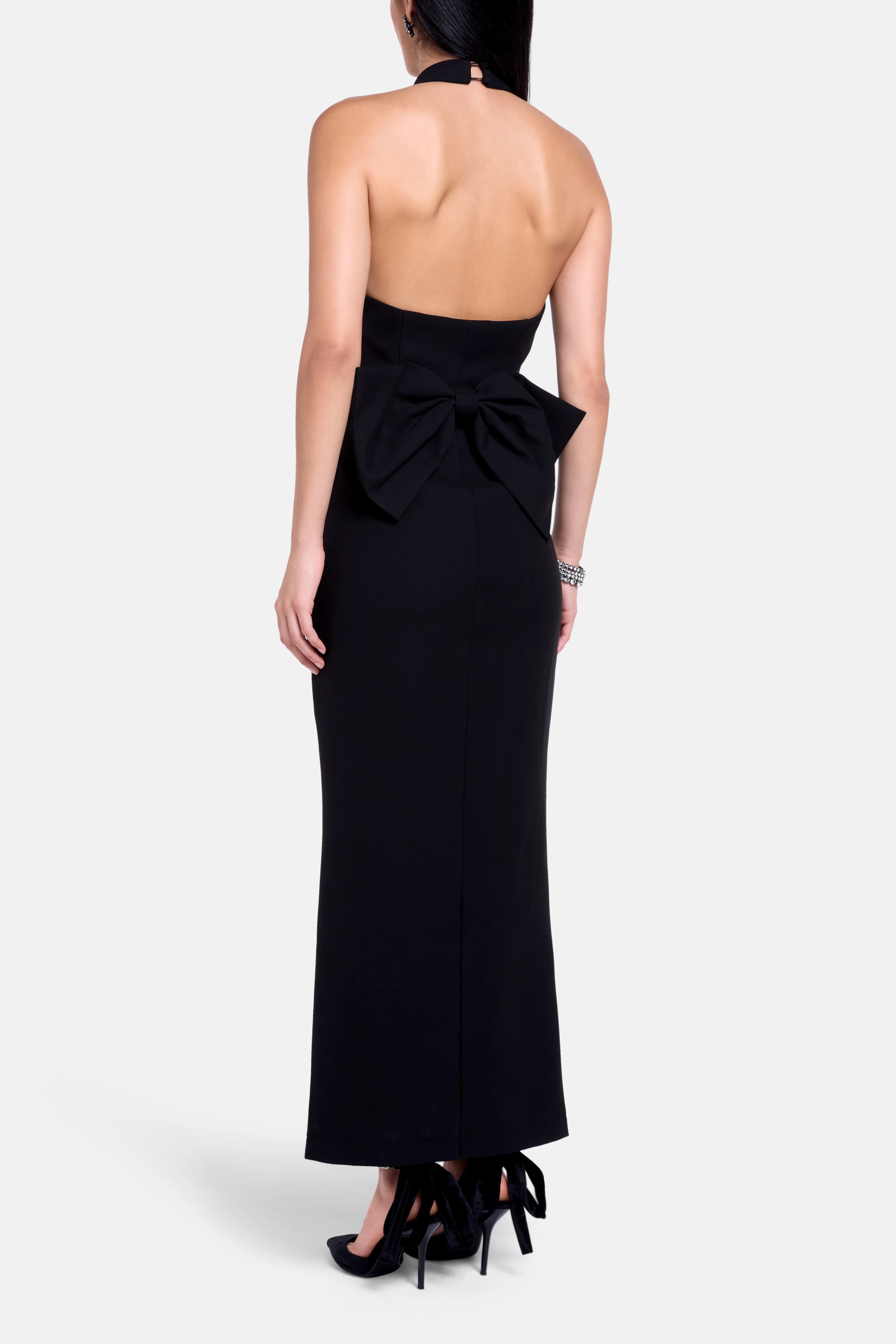 Elba Cut Out Maxi Dress In Black