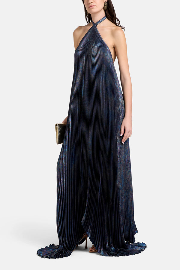 Deesse Evening Dress in Blue