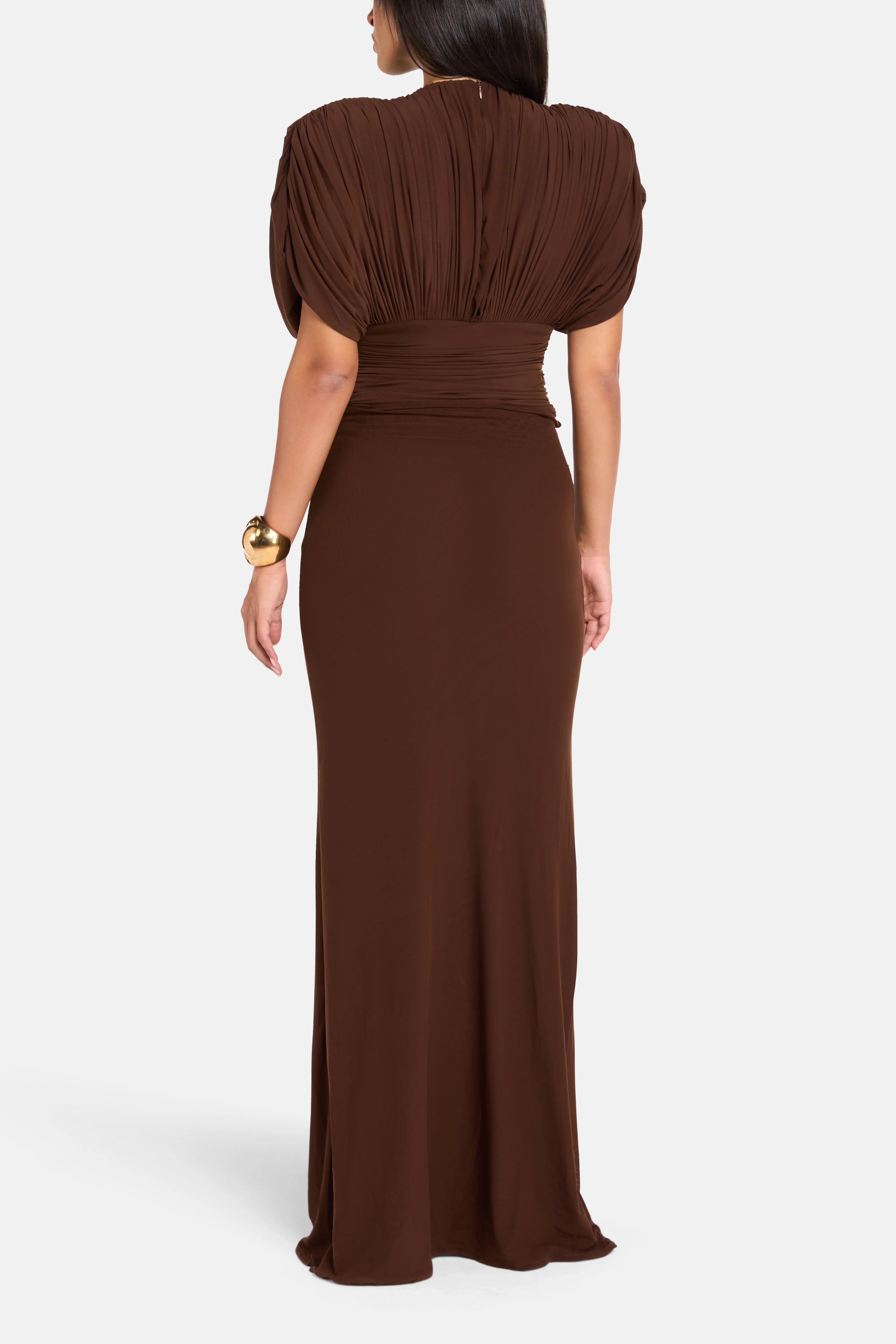 Judy Maxi Dress in Brown